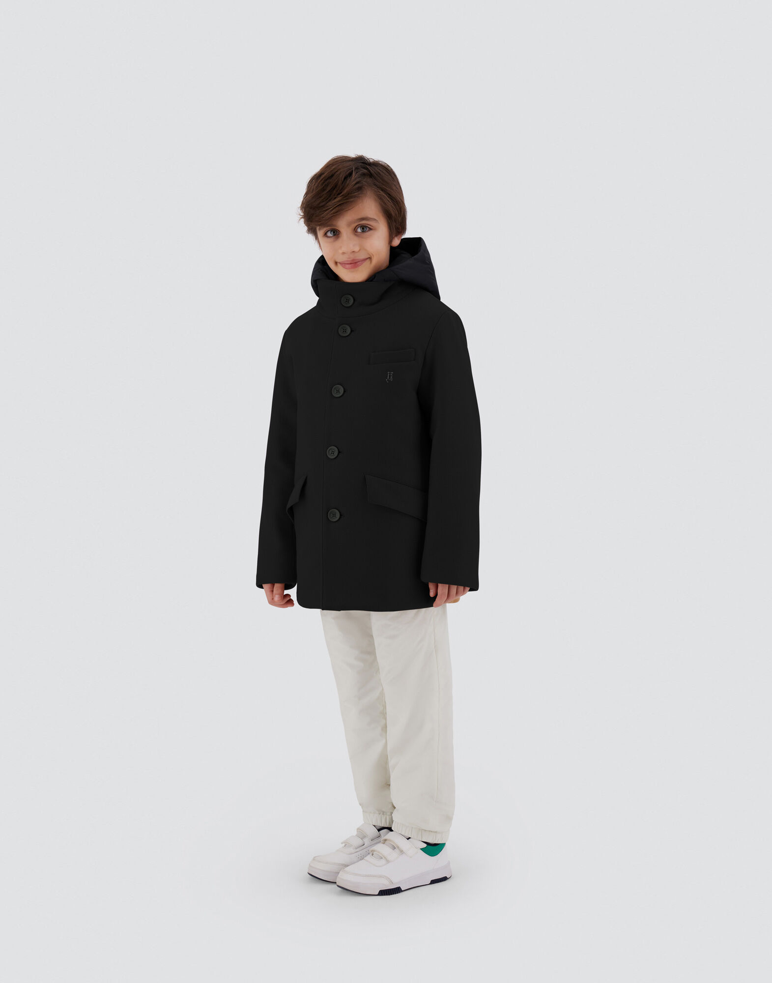 COAT IN ECOWOOL AND NYLON CHAMONIX