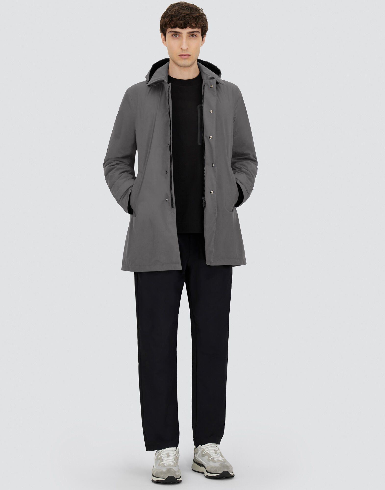 LONG PARKA IN 2-LAYER WINDSTOPPER