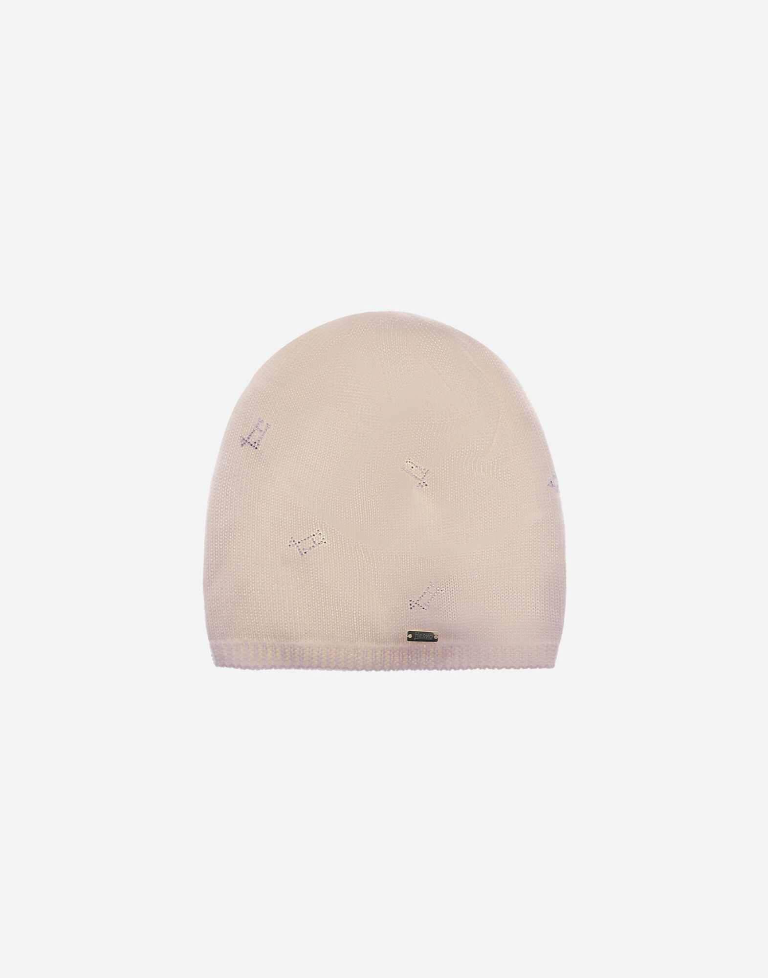 BEANIE IN ALLOVER 'H' WOOL