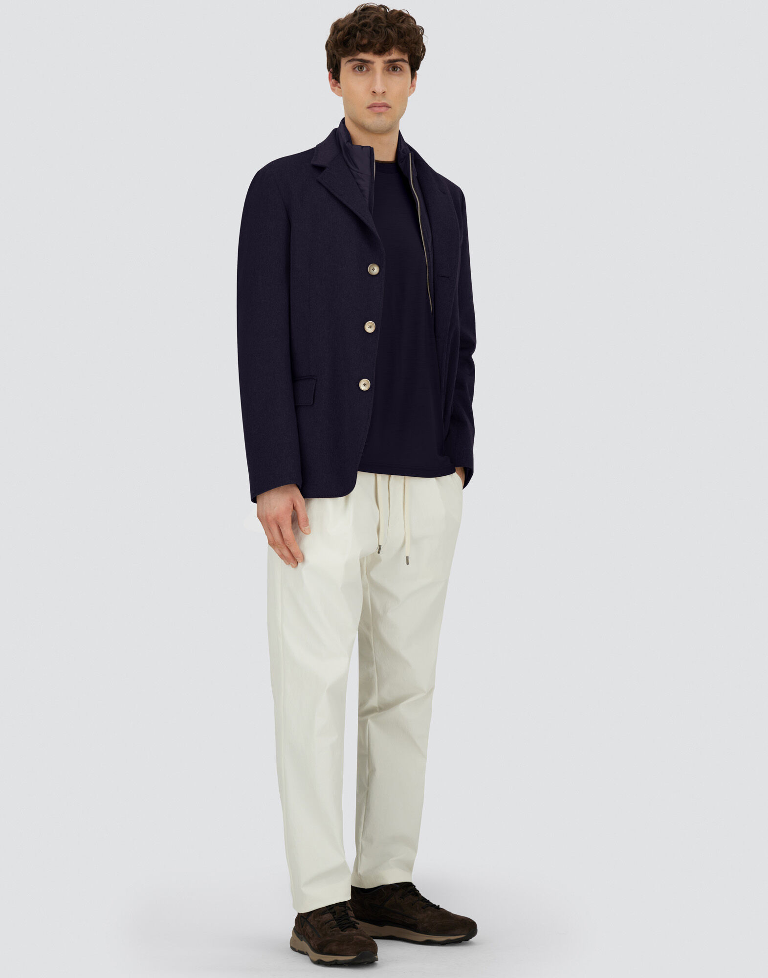 T-SHIRT IN SOFT WOOL JERSEY