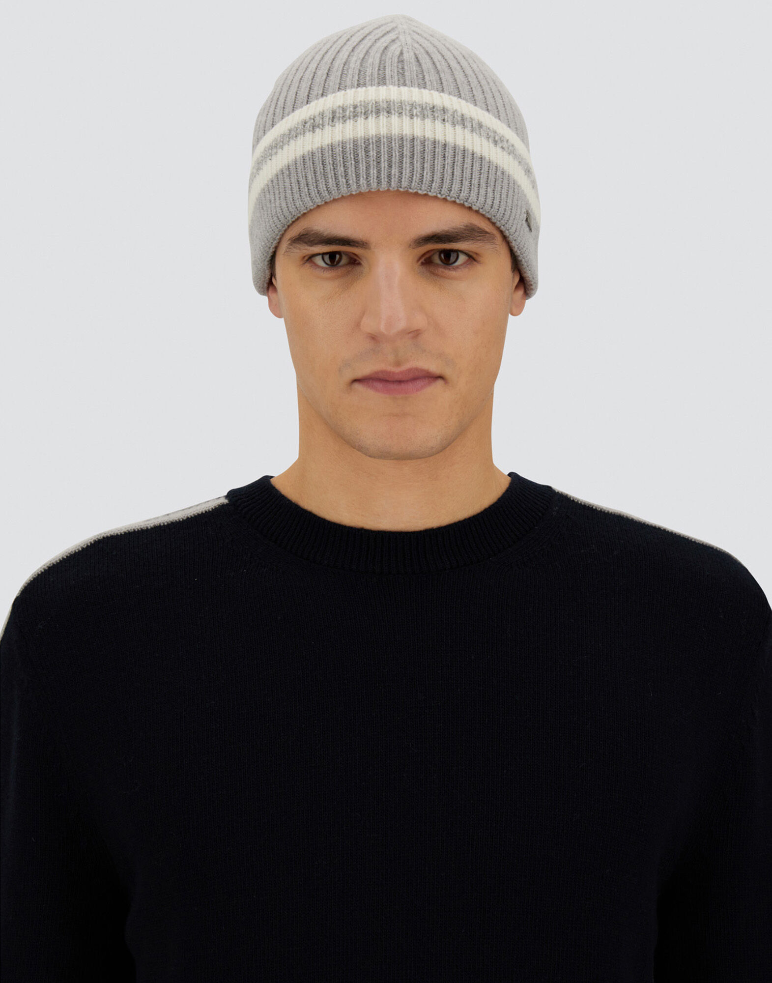 RESORT BEANIE IN DOUBLE RIB WOOL