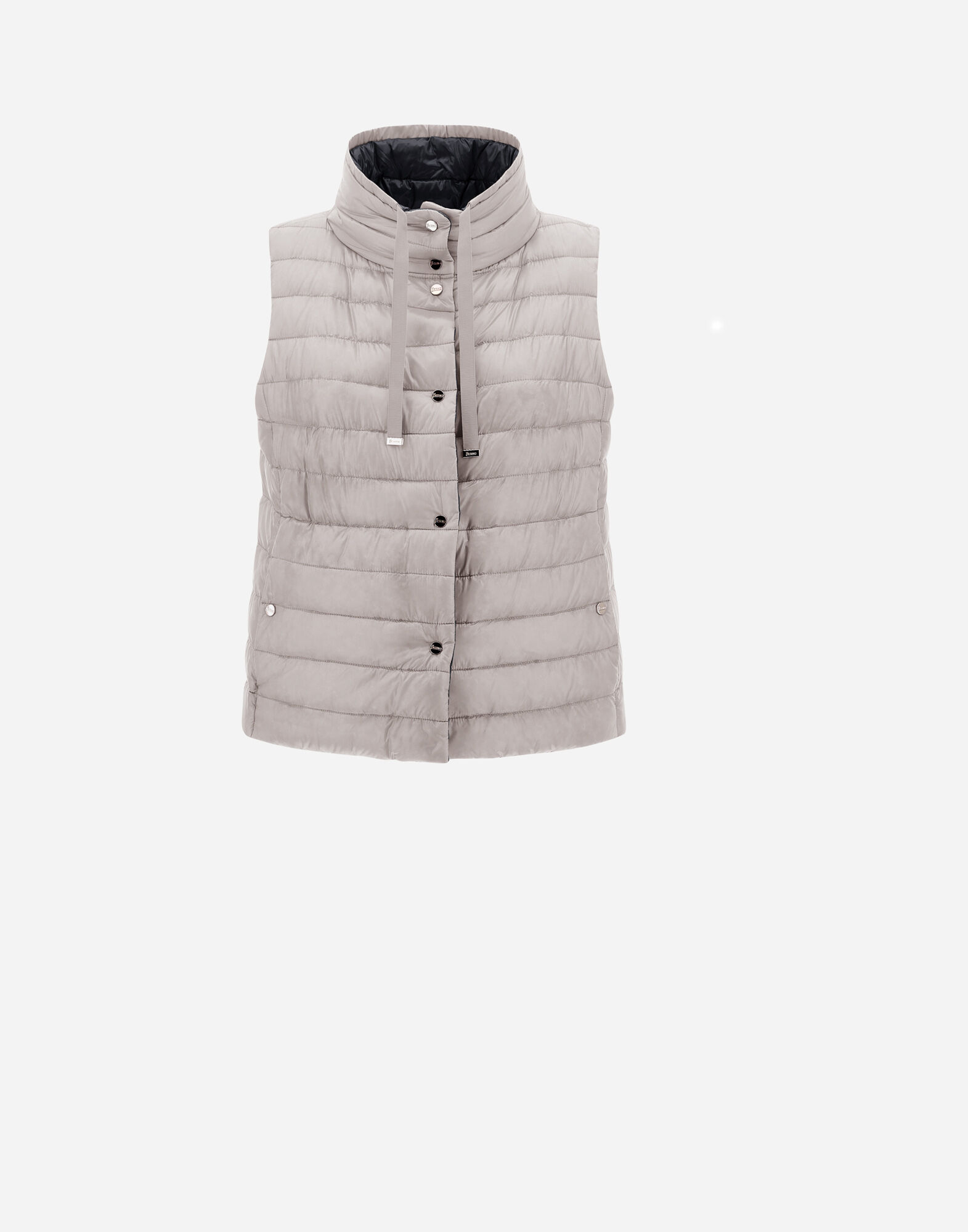 REVERSIBLE SLEEVELESS JACKET IN NYLON ULTRALIGHT