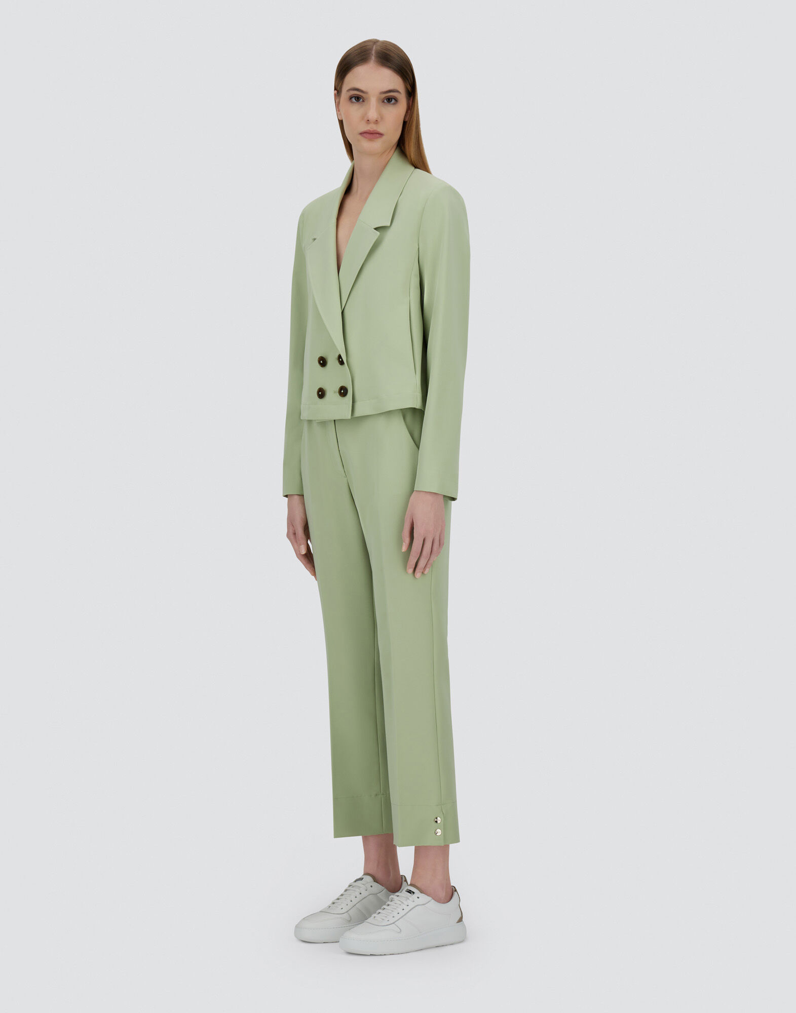 VISCOSE-EFFECT BLAZER