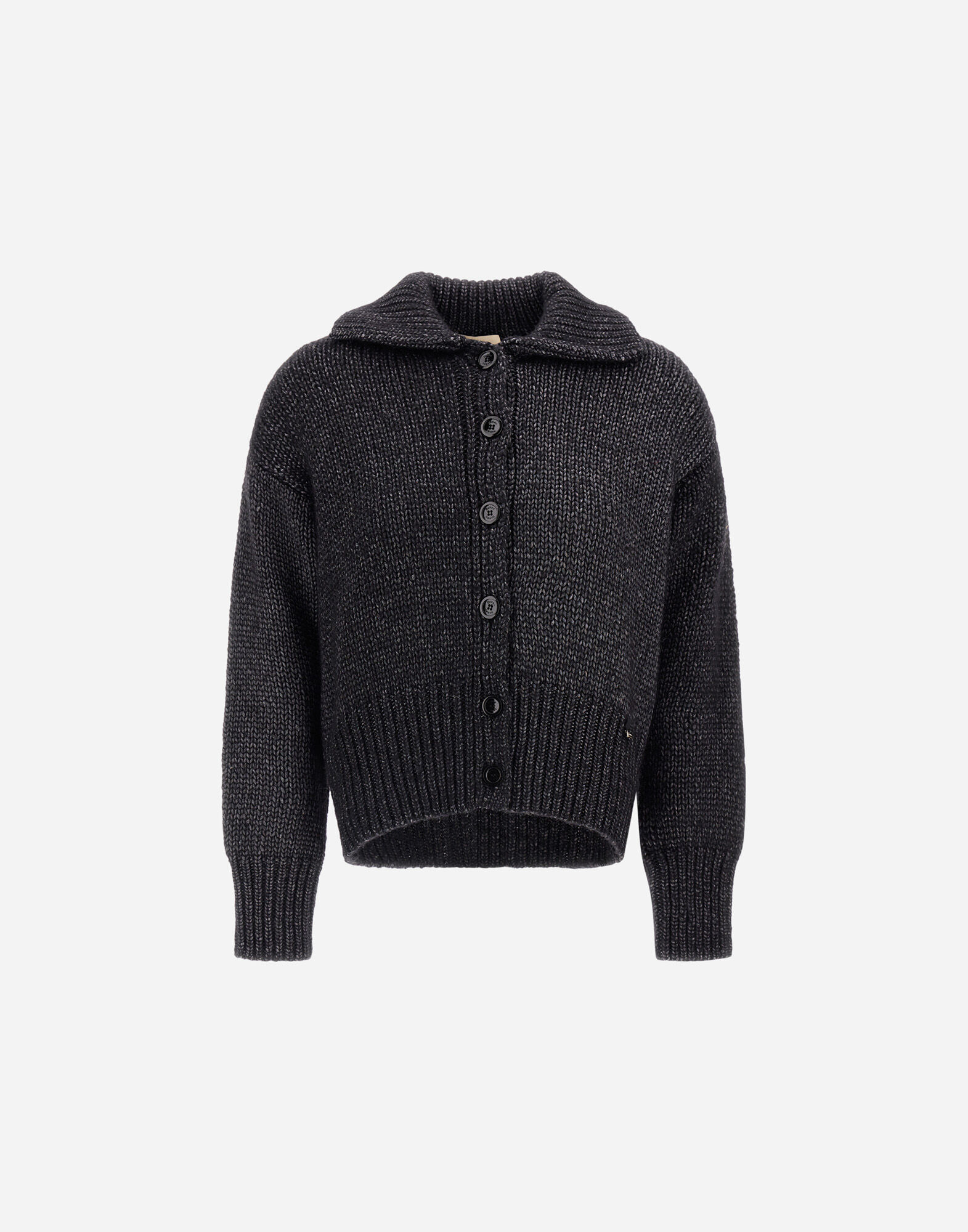 CARDIGAN IN BLOWN ALPACA WOOL