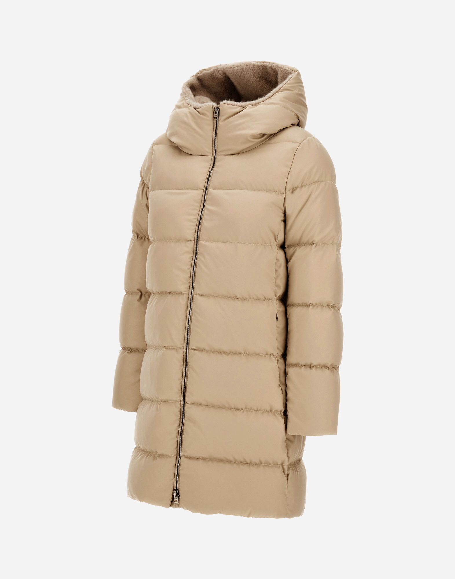 A-SHAPE JACKET IN ARENDELLE AND NEW LADY FAUX FUR