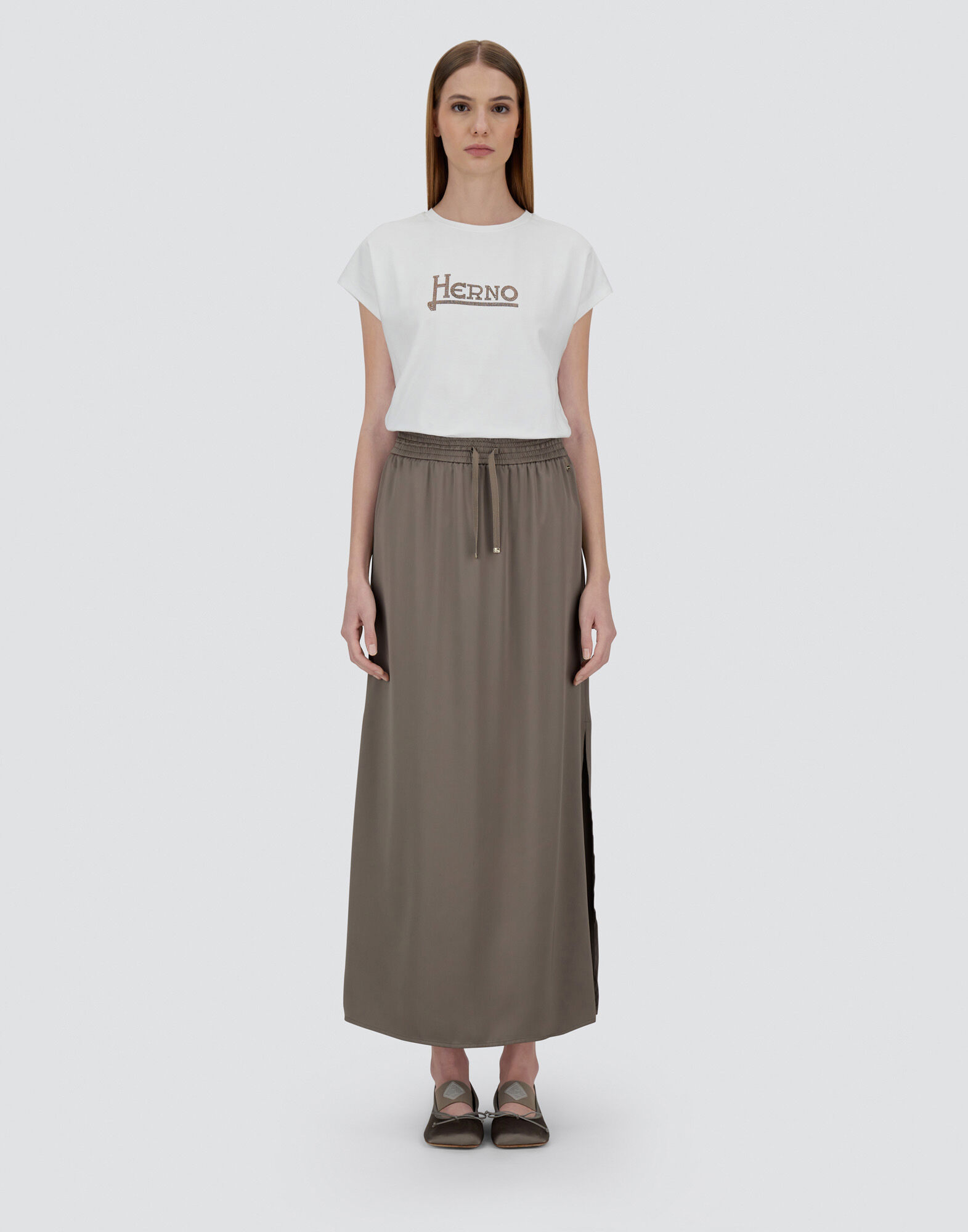 SATIN SKIRT