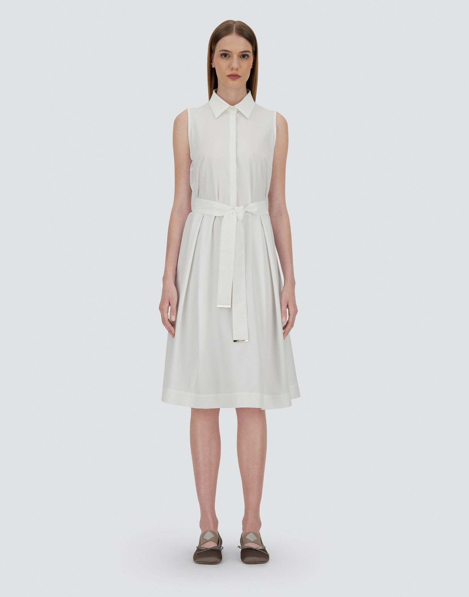 DRESS IN STRUCTURED NYLON