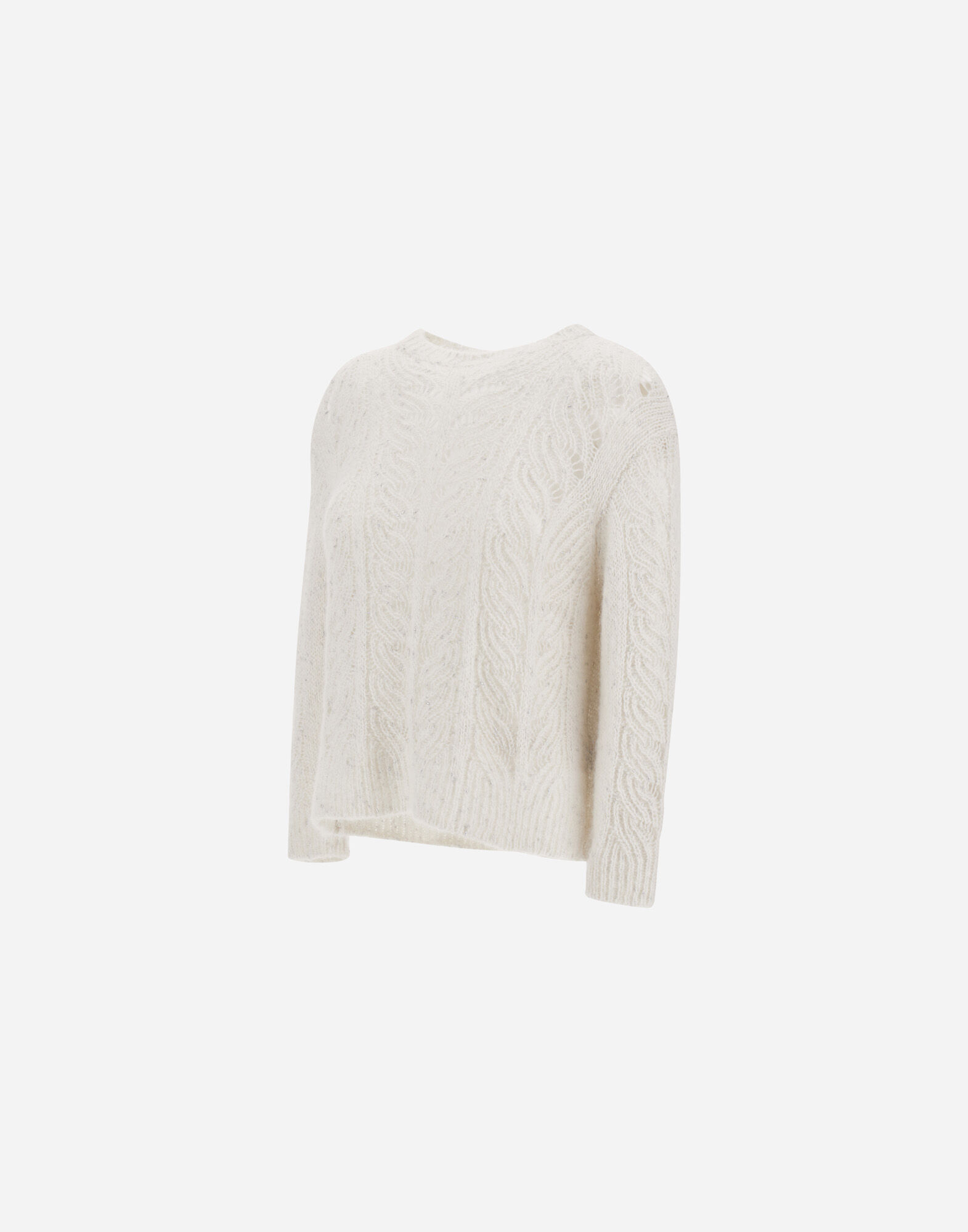 SWEATER IN LUREX, ALPACA & WOOL