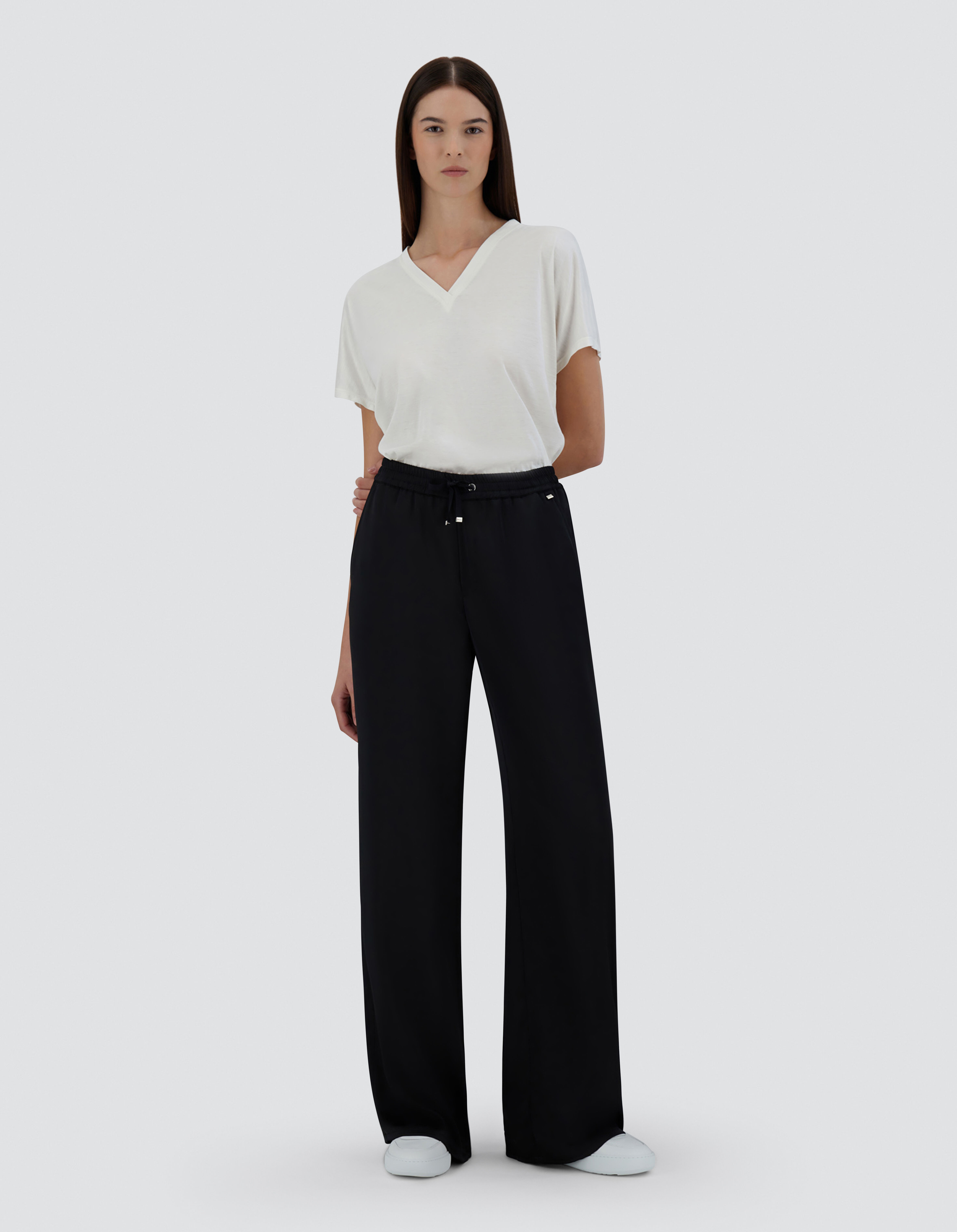 SATIN TROUSERS