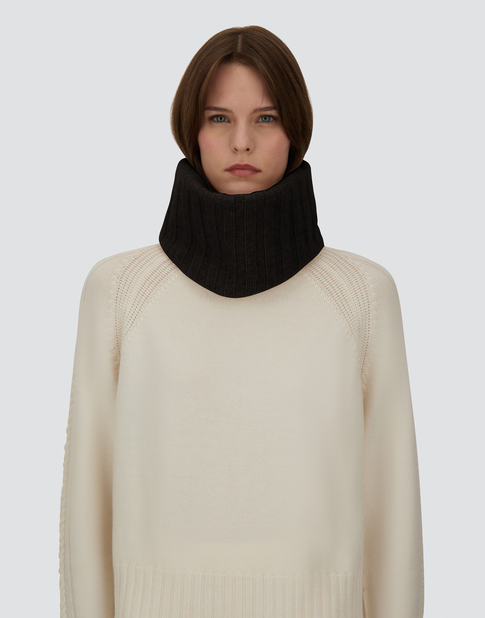 NECK WARMER IN PURE CASHMERE
