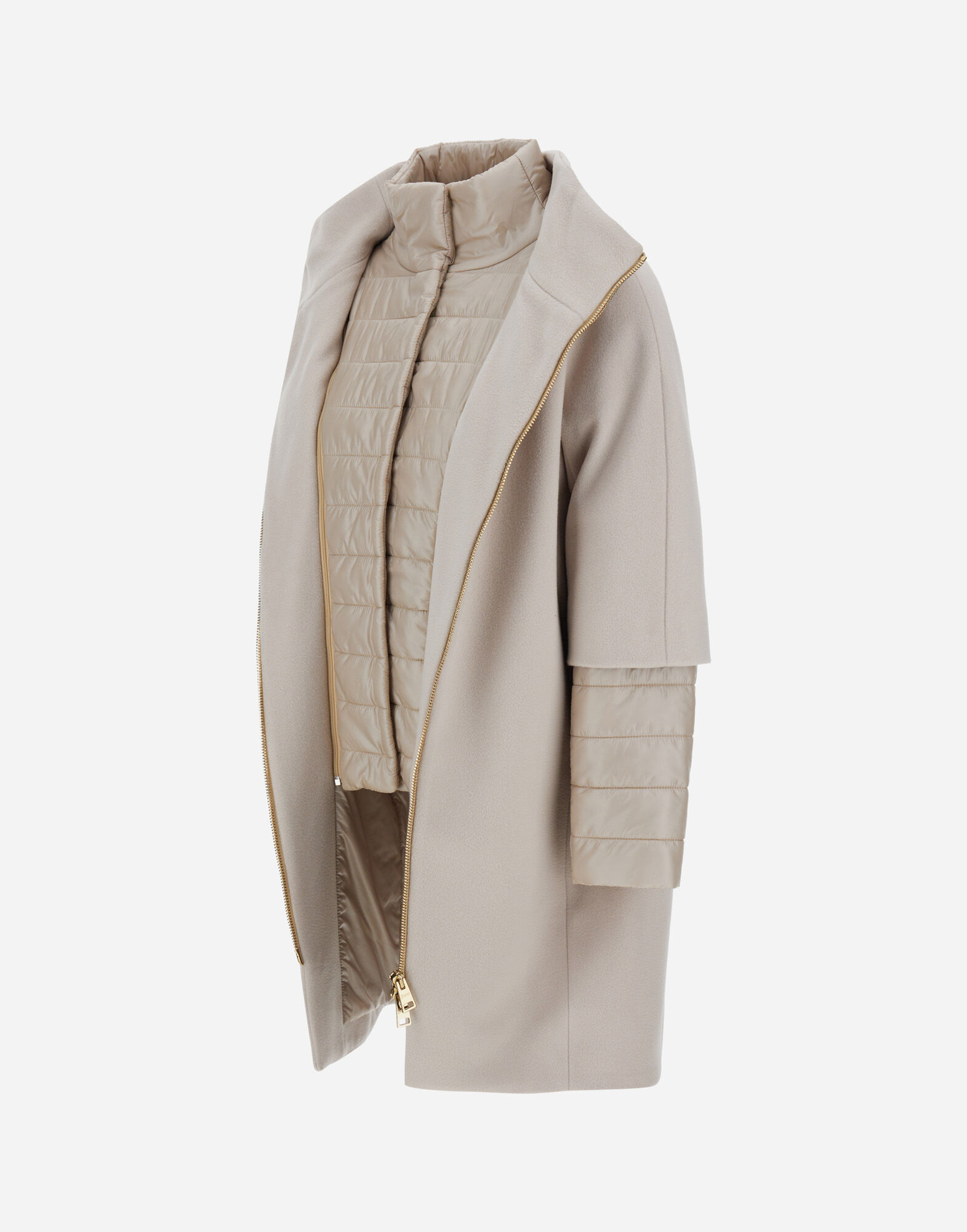 COAT IN LUXURY WOOL AND NYLON ULTRALIGHT