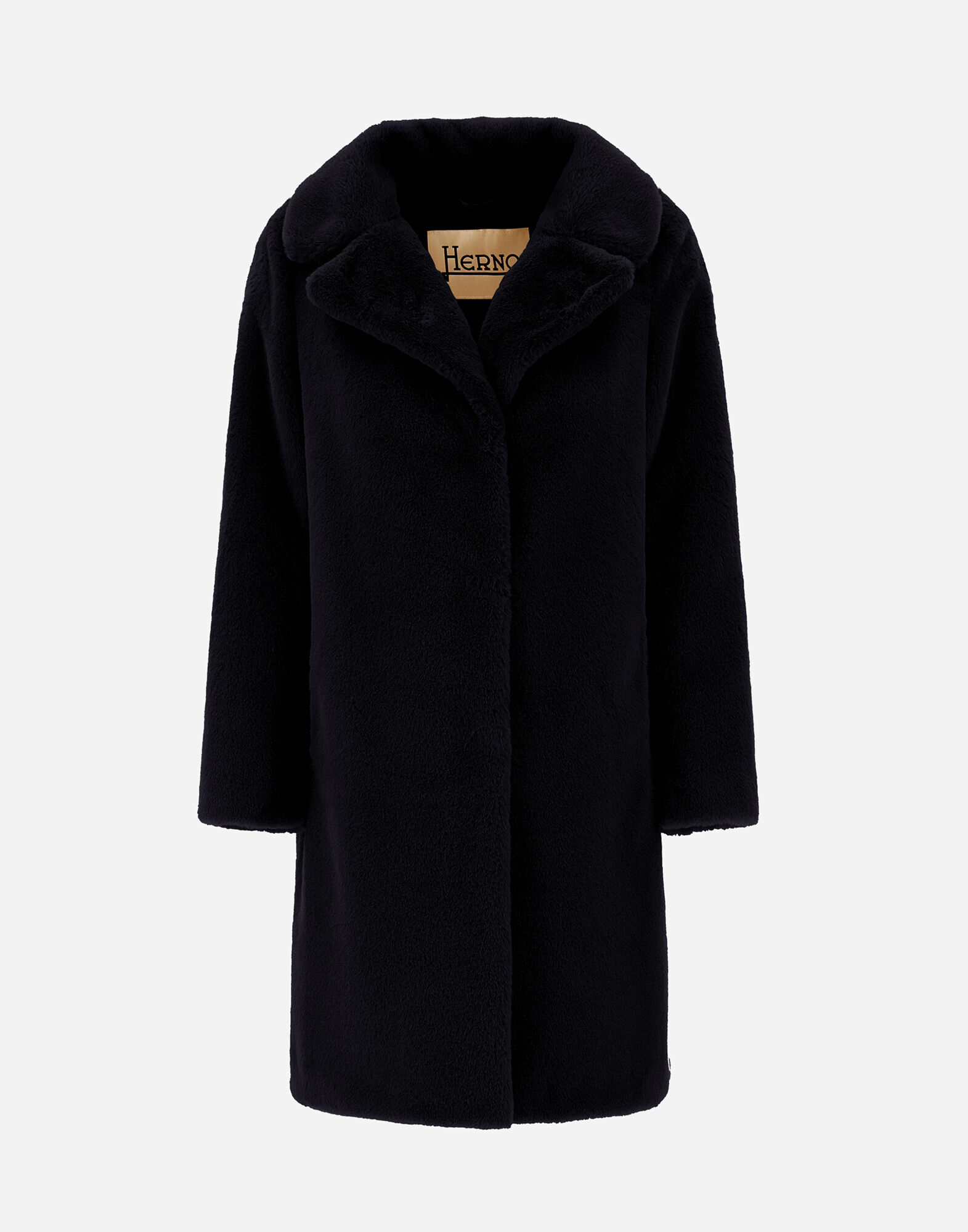 COAT IN SOFT ALTERNATIVE FUR