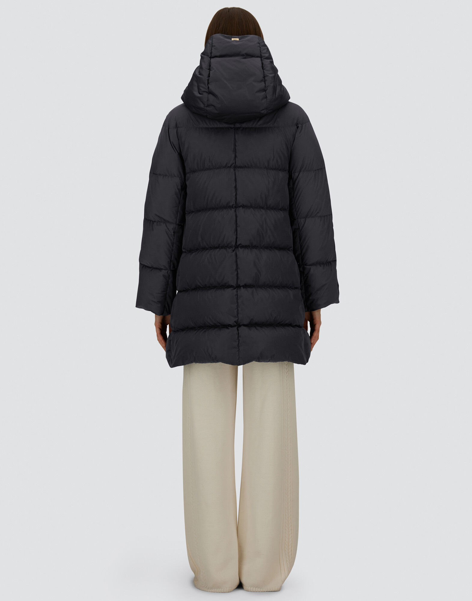 A-SHAPE JACKET IN SATIN