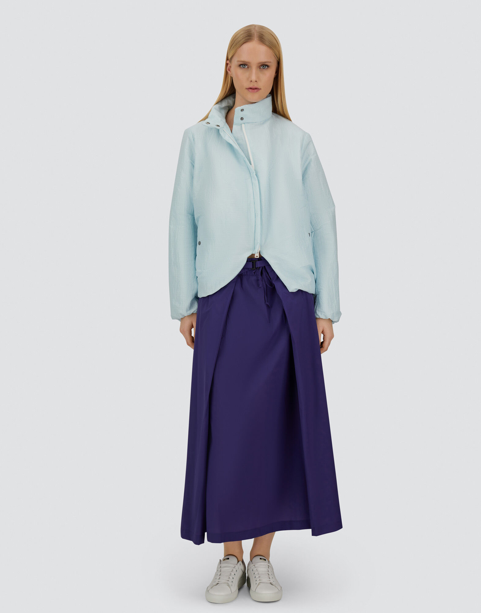 GLOBE SKIRT IN ECO COTTON FEEL