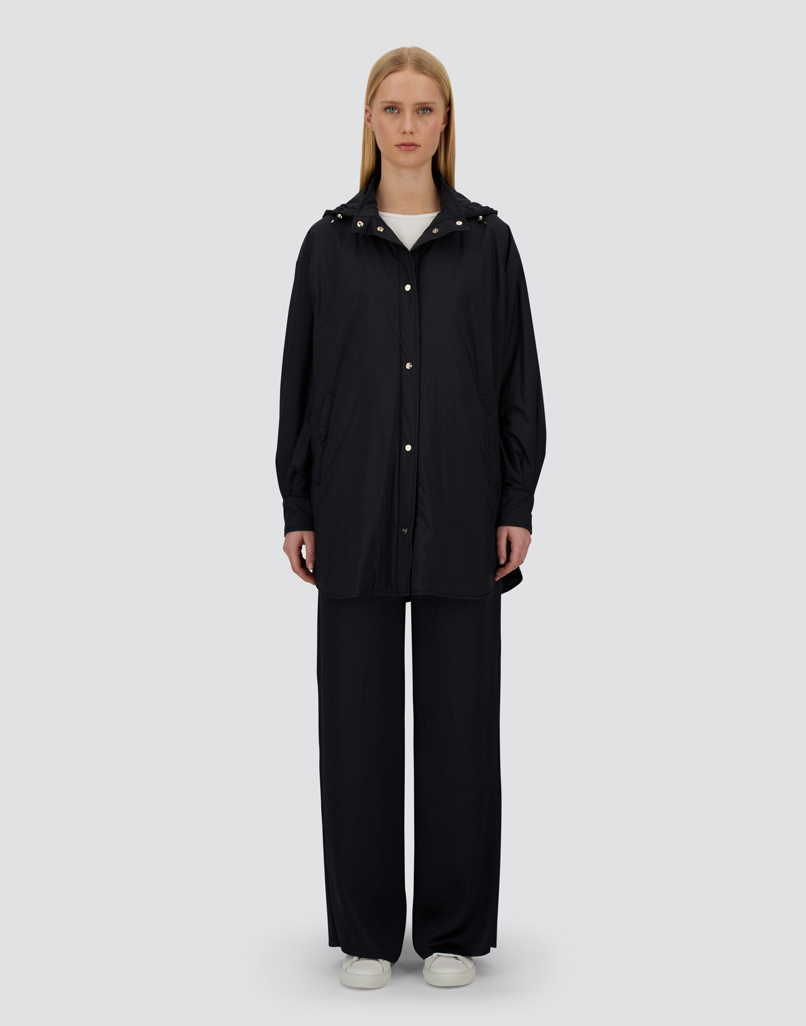 PARKA IN ECOAGE AND MONOGRAM LUREX
