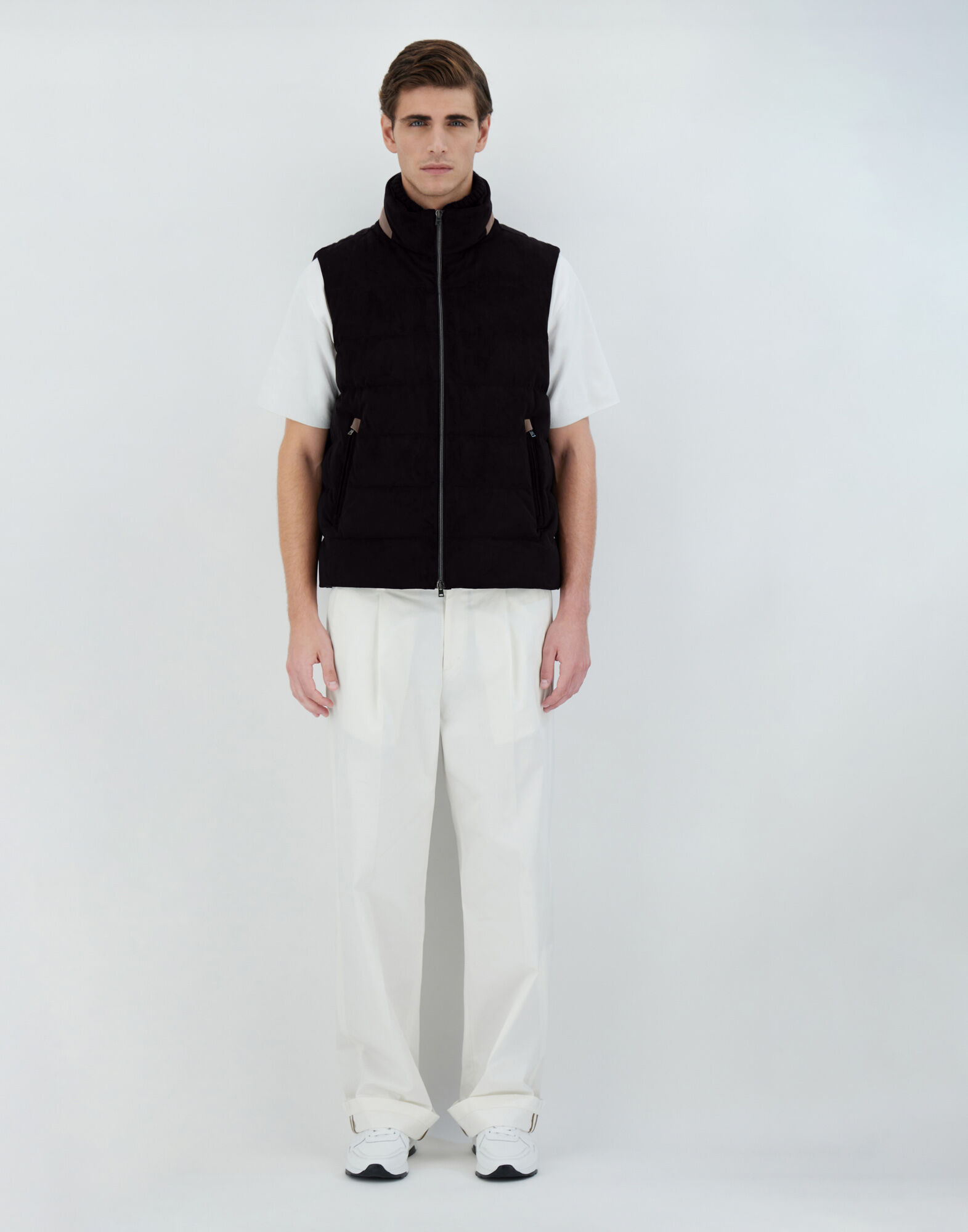 SUEDE EFFECT VEST