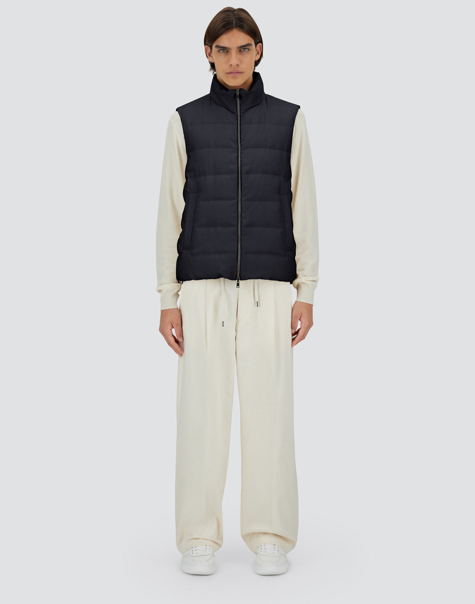 SILK CASHMERE VEST