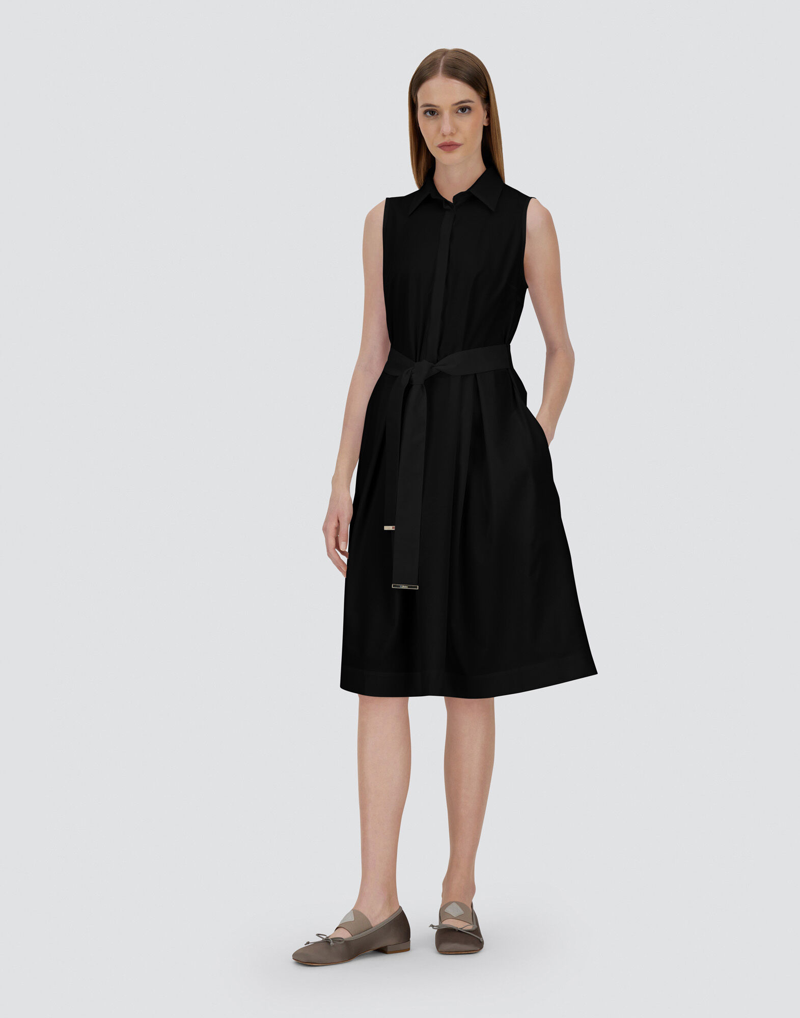 DRESS IN STRUCTURED NYLON