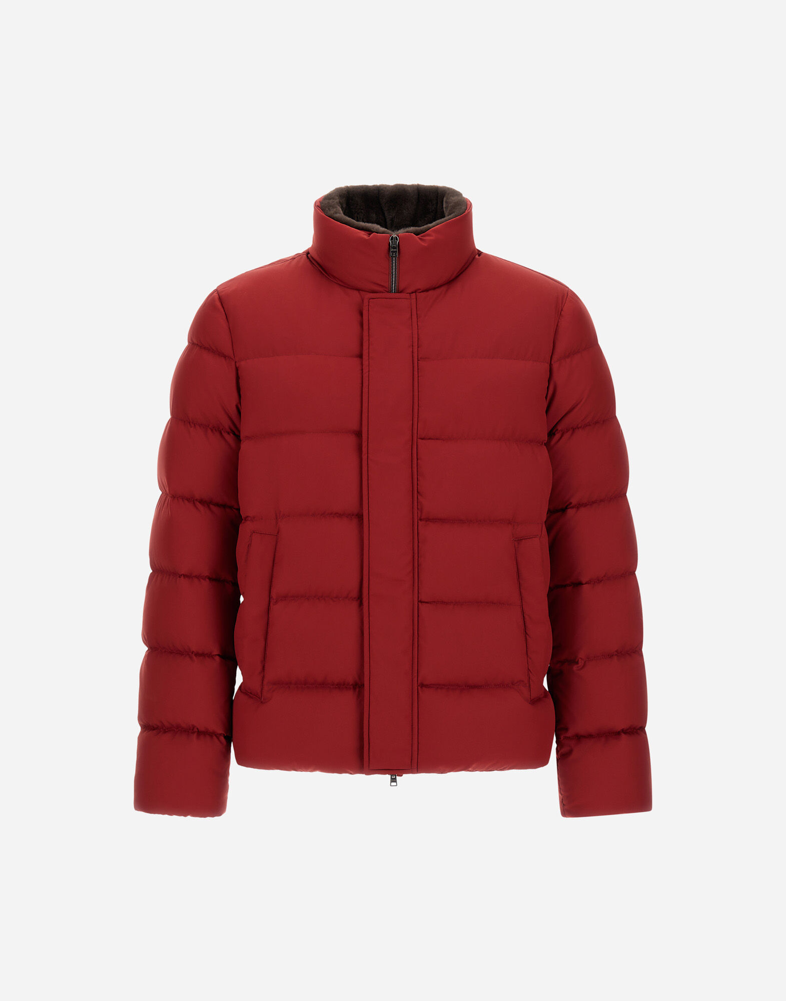 BOMBER JACKET IN ARENDELLE AND FAUX FUR