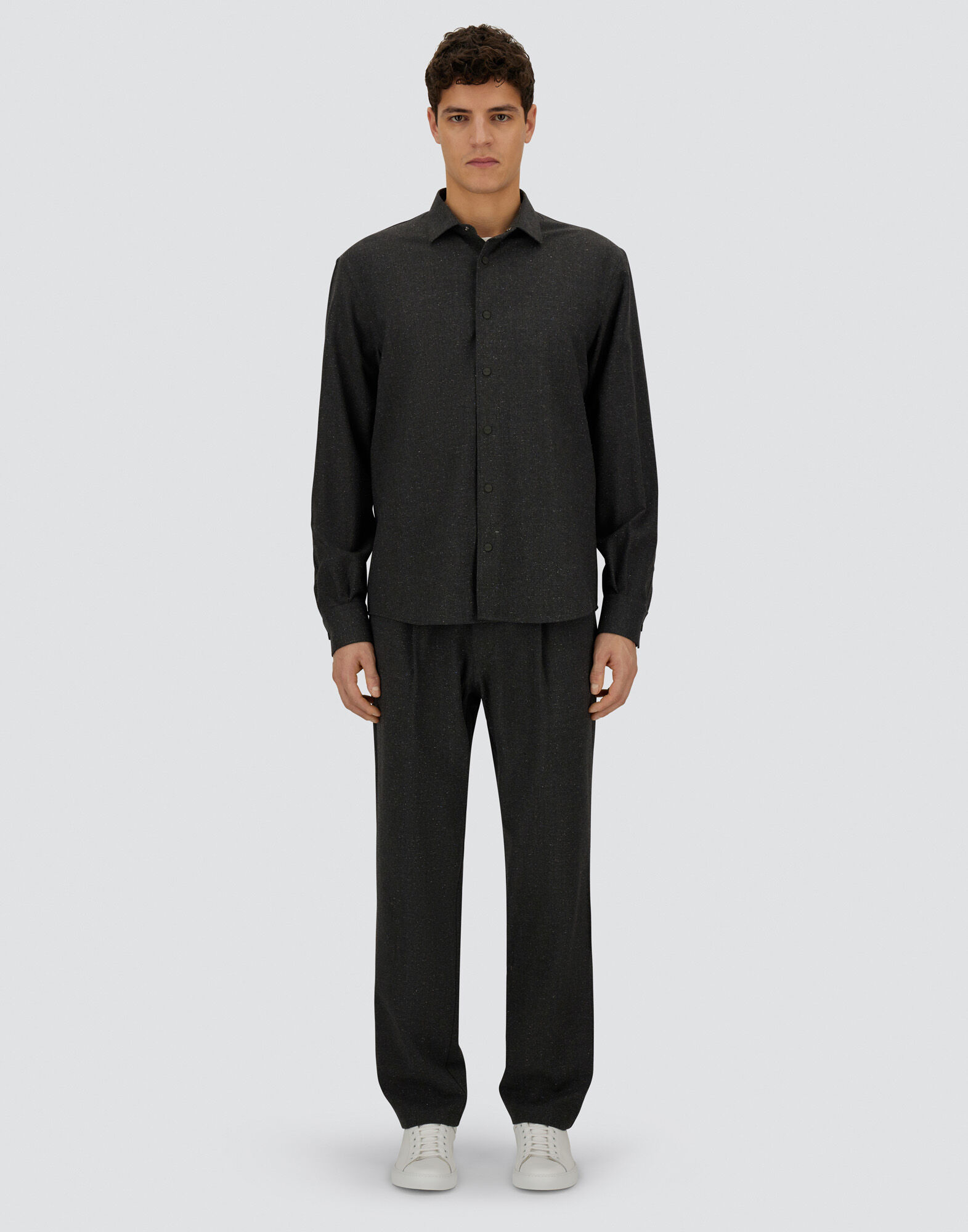 RESORT SHIRT IN WOOL KNICKERBOCKER