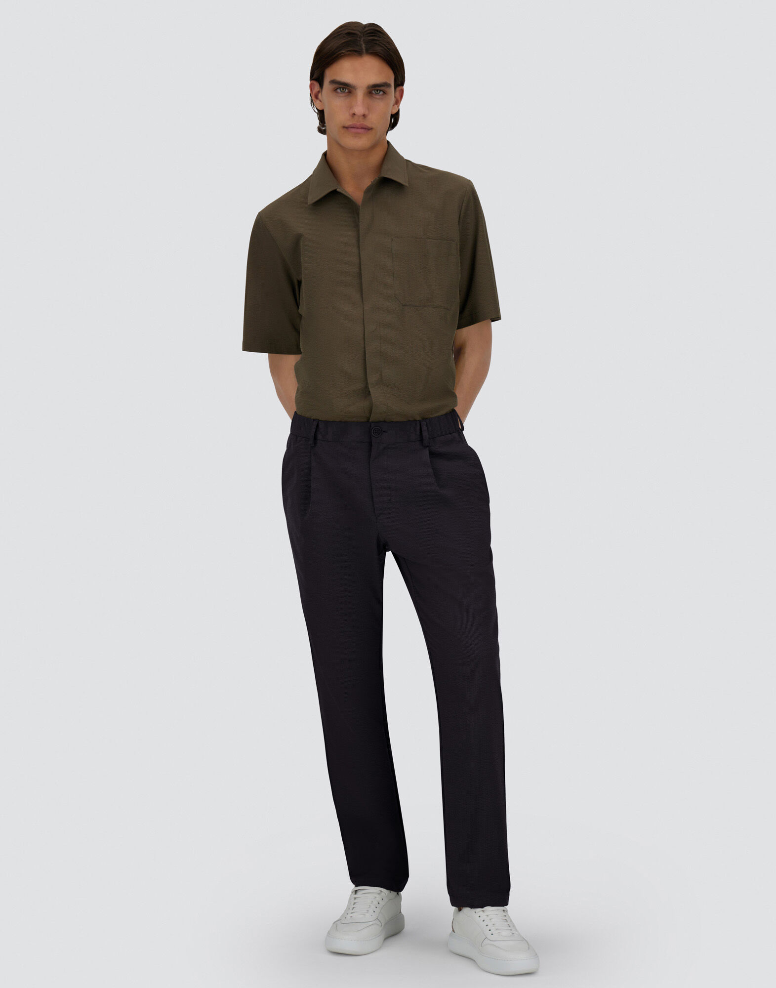 SEER-CREASE TROUSERS