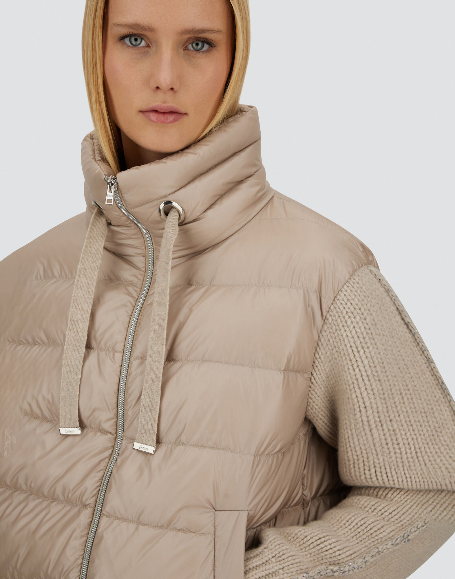 RESORT JACKET IN NYLON ULTRALIGHT & KNIT
