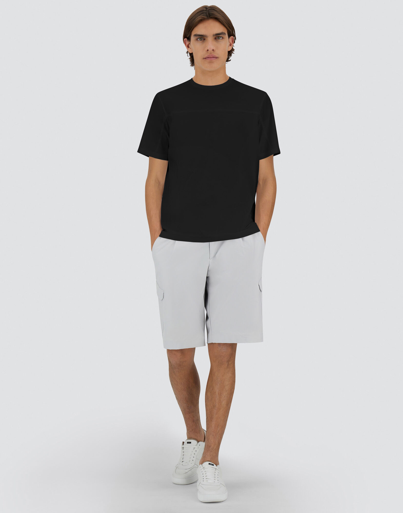 SUPERFINE?COTTON STRETCH T-SHIRT