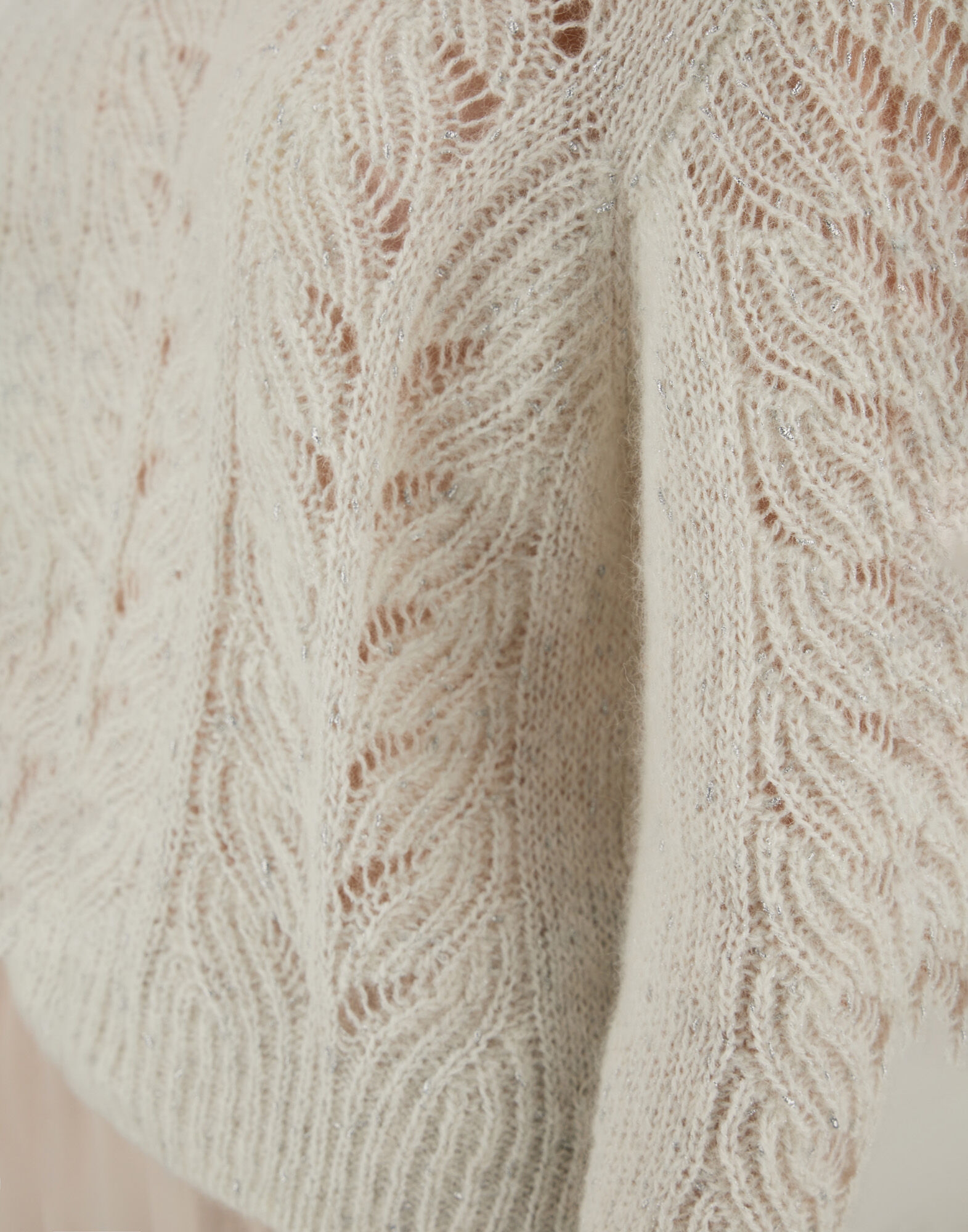 SWEATER IN LUREX, ALPACA & WOOL