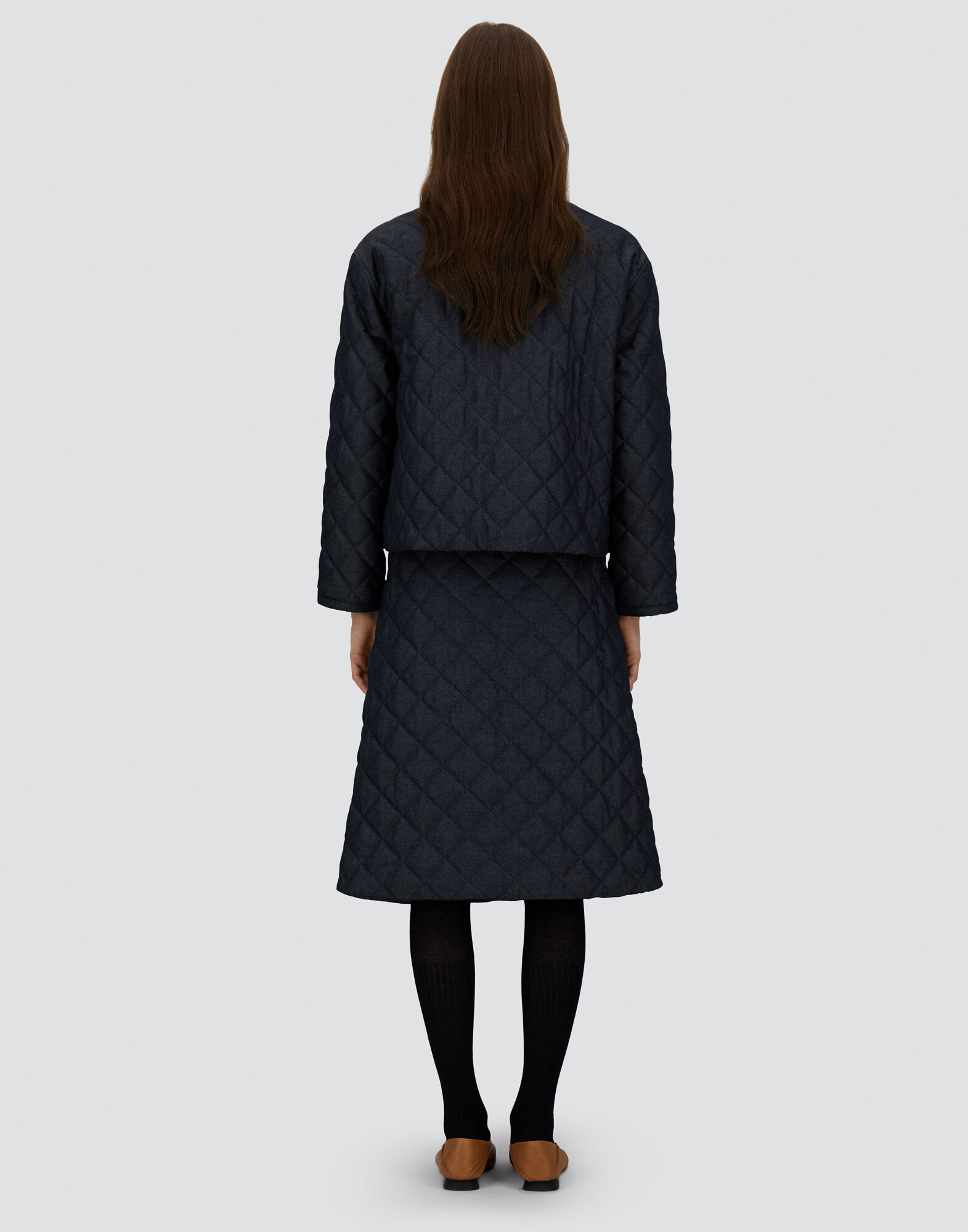 DENIM-EFFECT COTTON JACKET