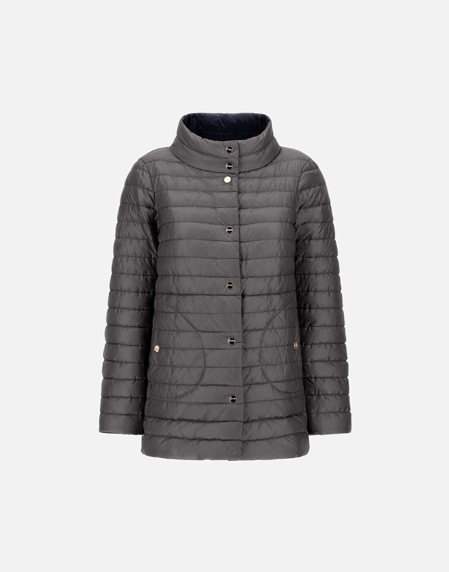 REVERSIBLE A-SHAPE JACKET IN NYLON ULTRALIGHT