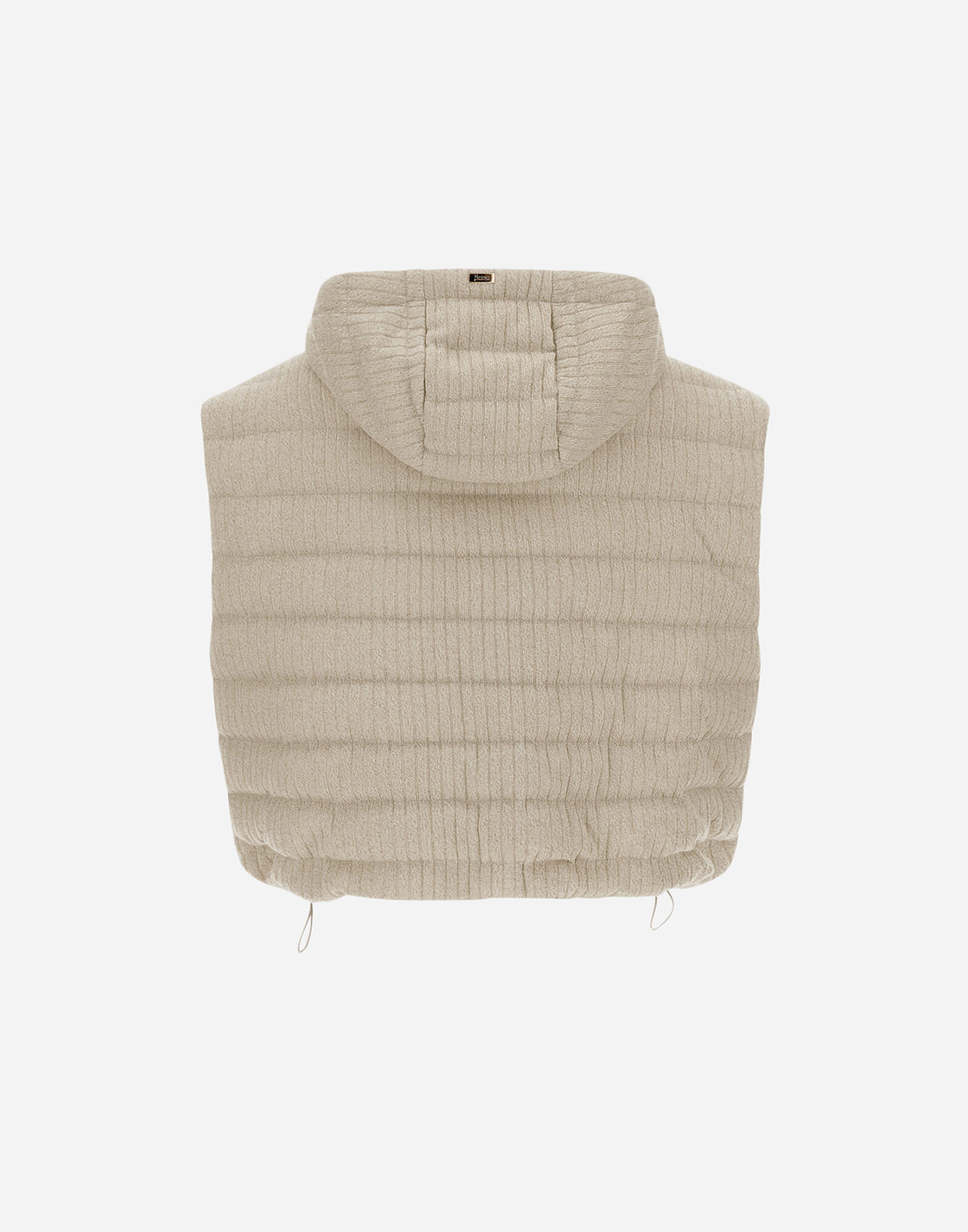 VEST IN SHINY RIBBED KNIT