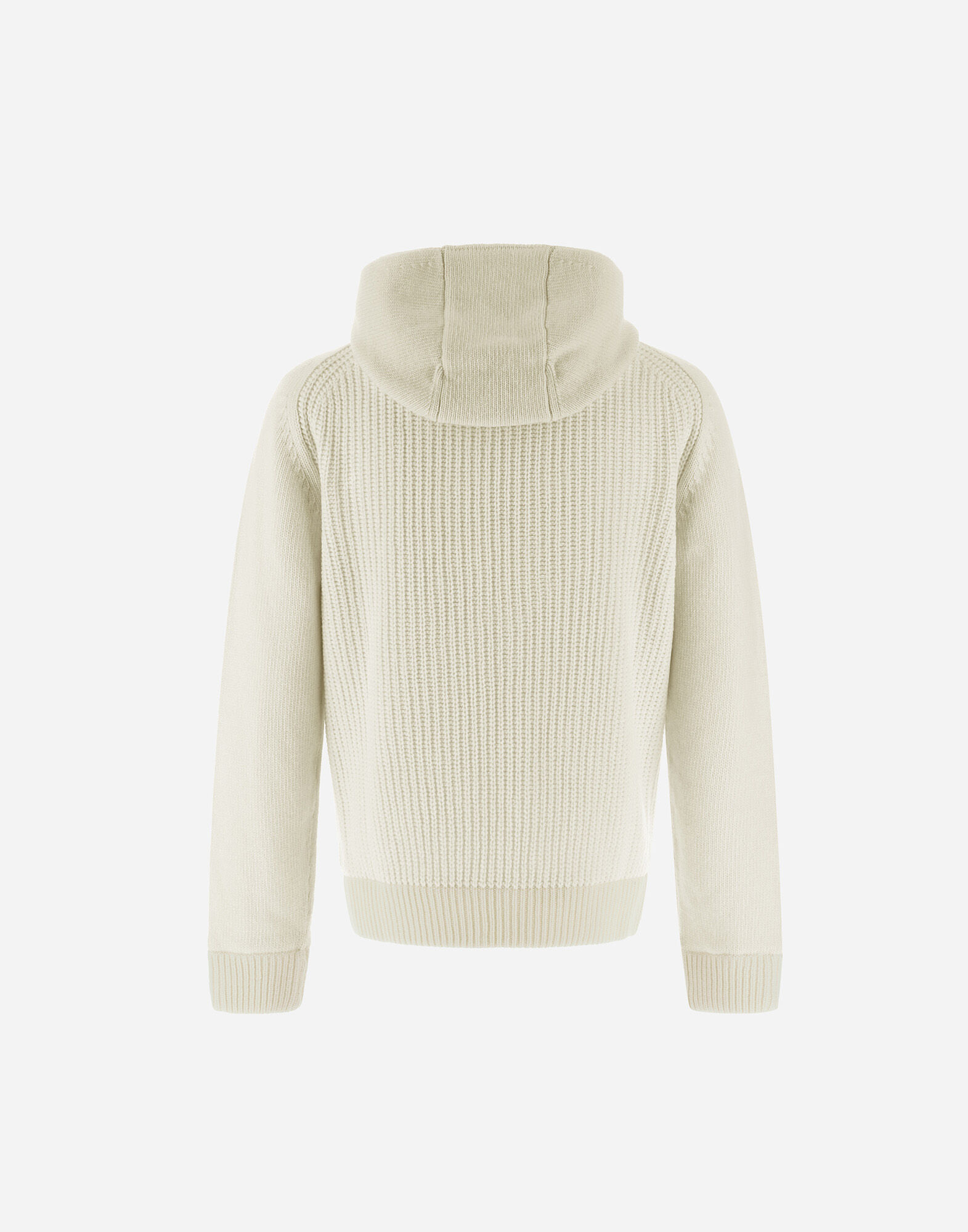 RESORT CARDIGAN IN STOCKING-STITCHED CARDED WOOL