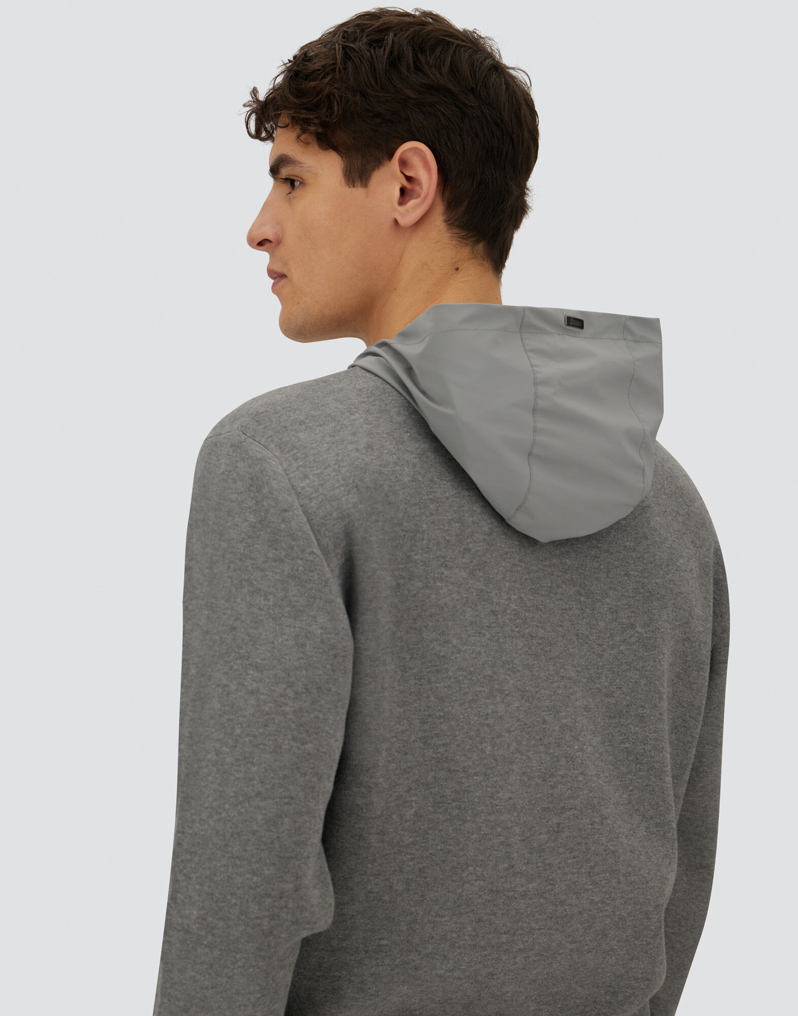 RESORT SWEATER IN DOUBLE COTTON KNIT AND TRAVEL NYLON PONENTE