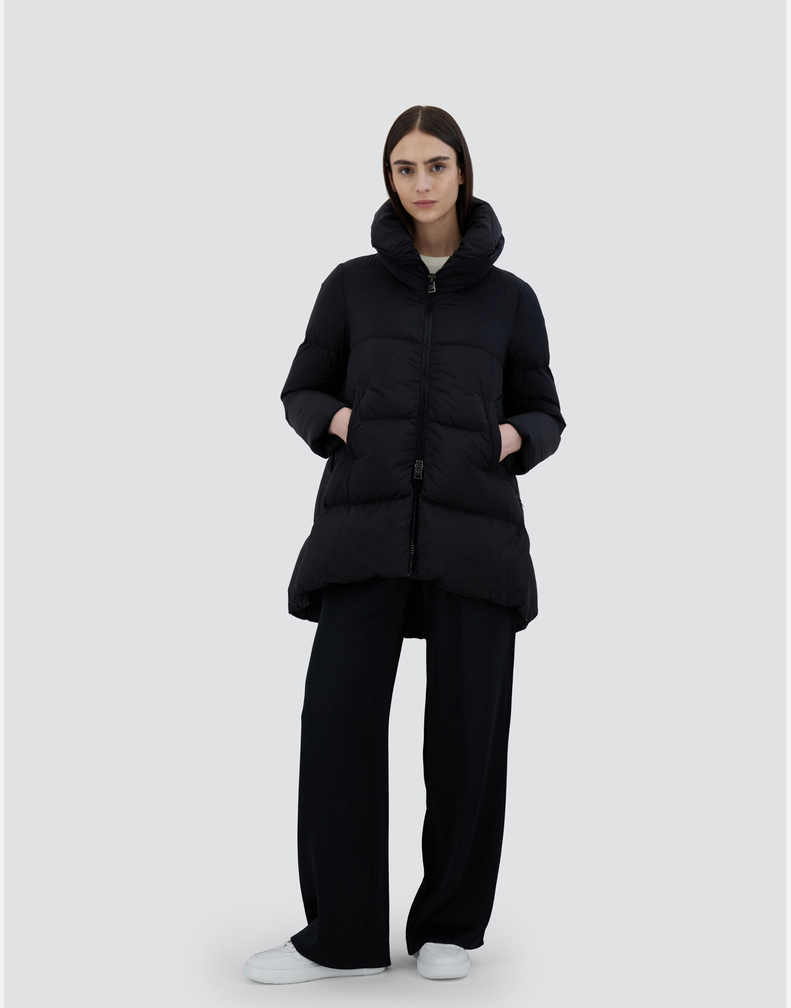 A-SHAPE JACKET IN ECOAGE