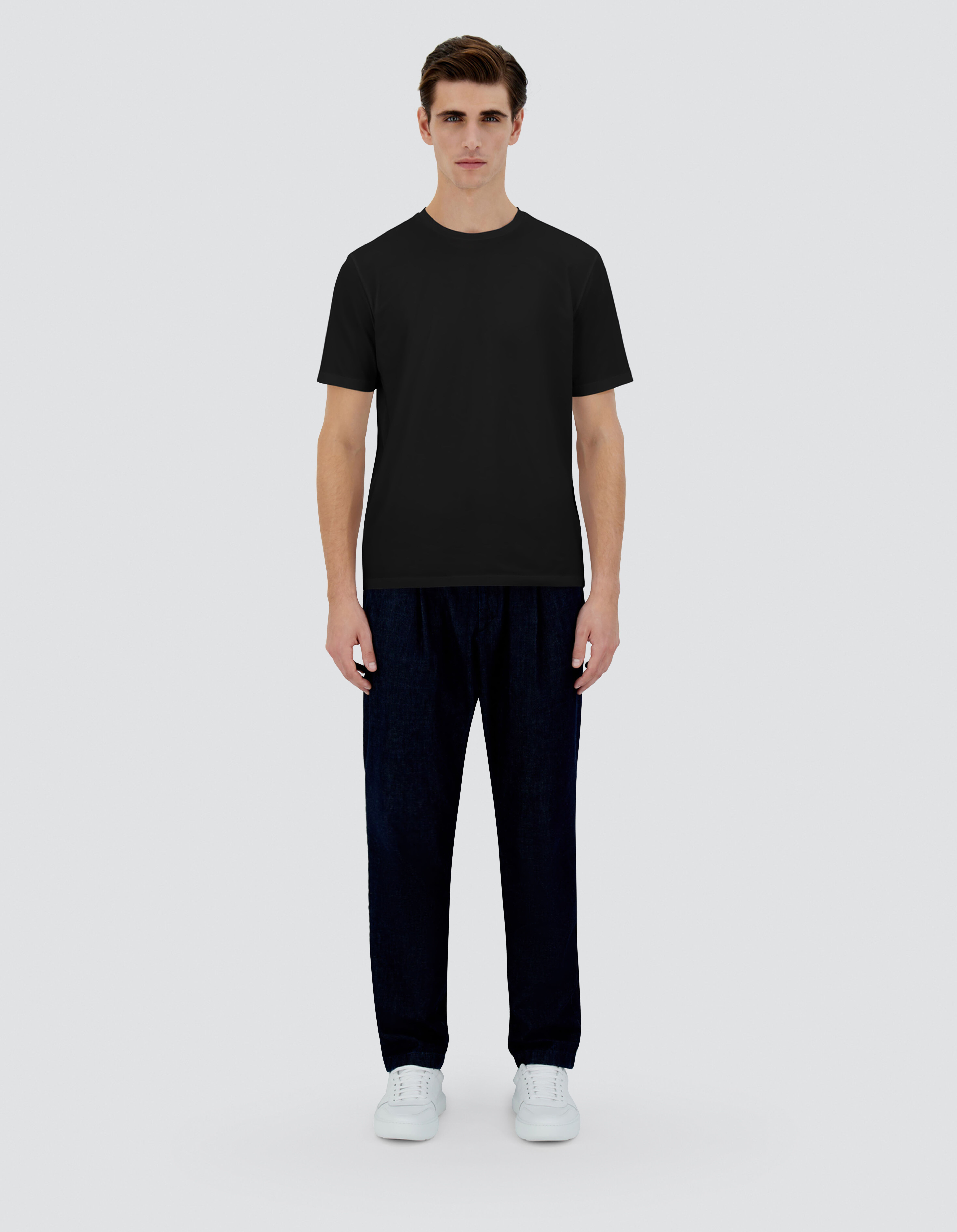 SUPERFINE?COTTON STRETCH T-SHIRT