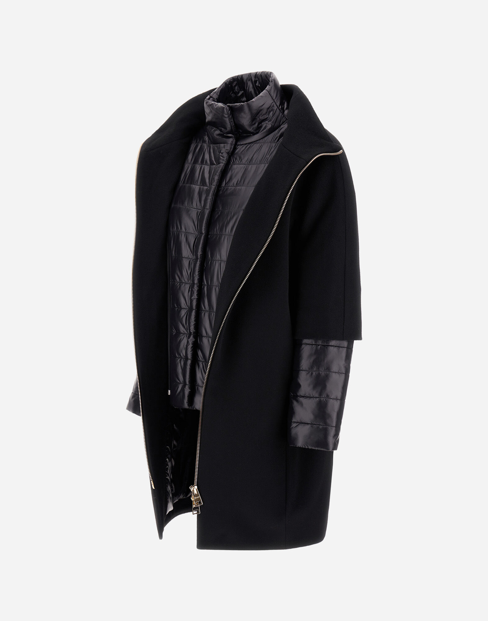 COAT IN LUXURY WOOL AND NYLON ULTRALIGHT