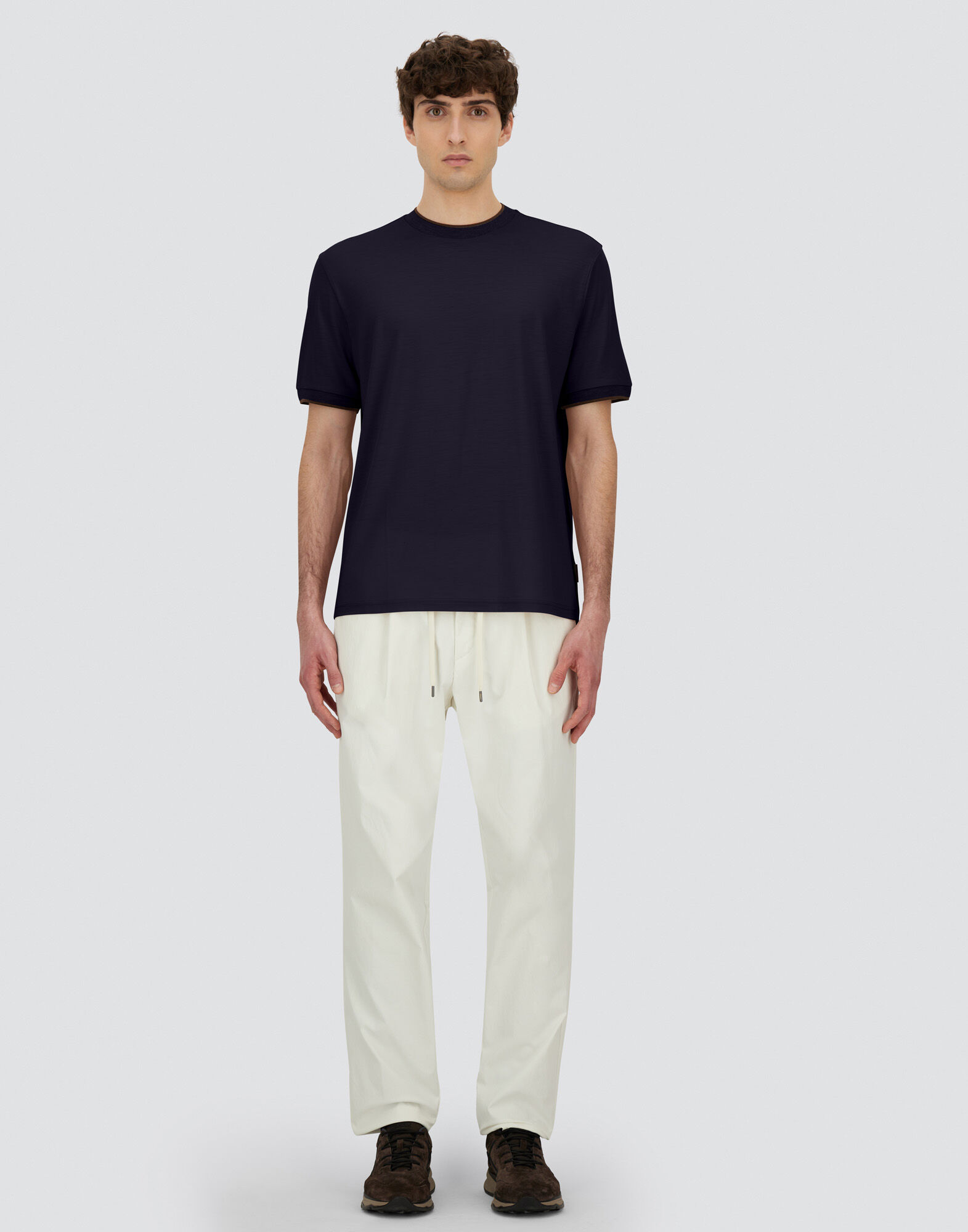 T-SHIRT IN SOFT WOOL JERSEY