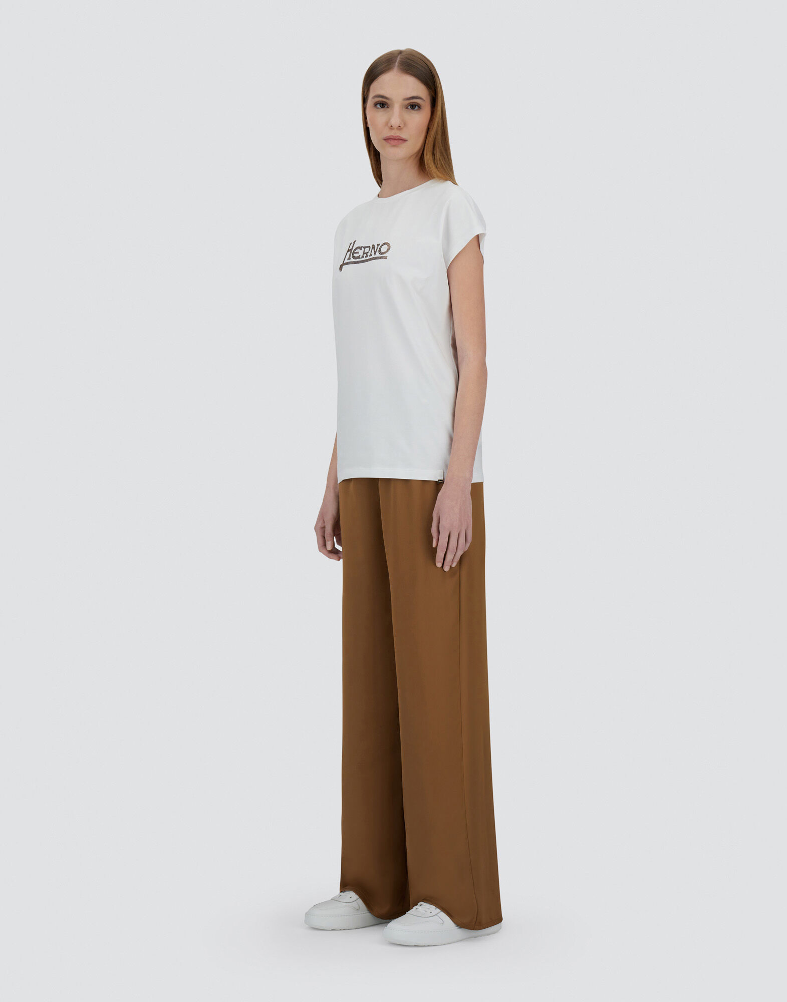 T-SHIRT IN INTERLOCK?JERSEY