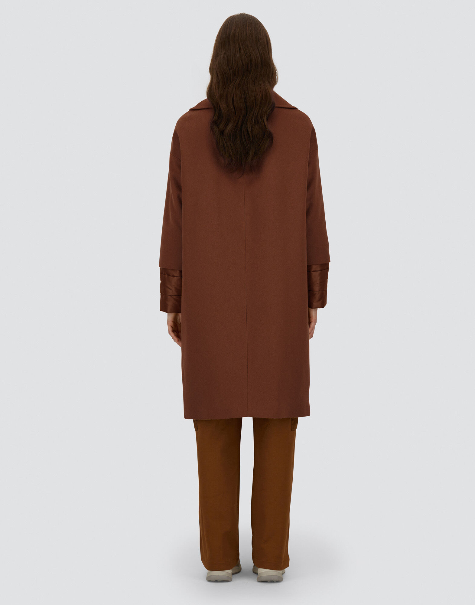COAT IN PURE CASHMERE AND NYLON ULTRALIGHT