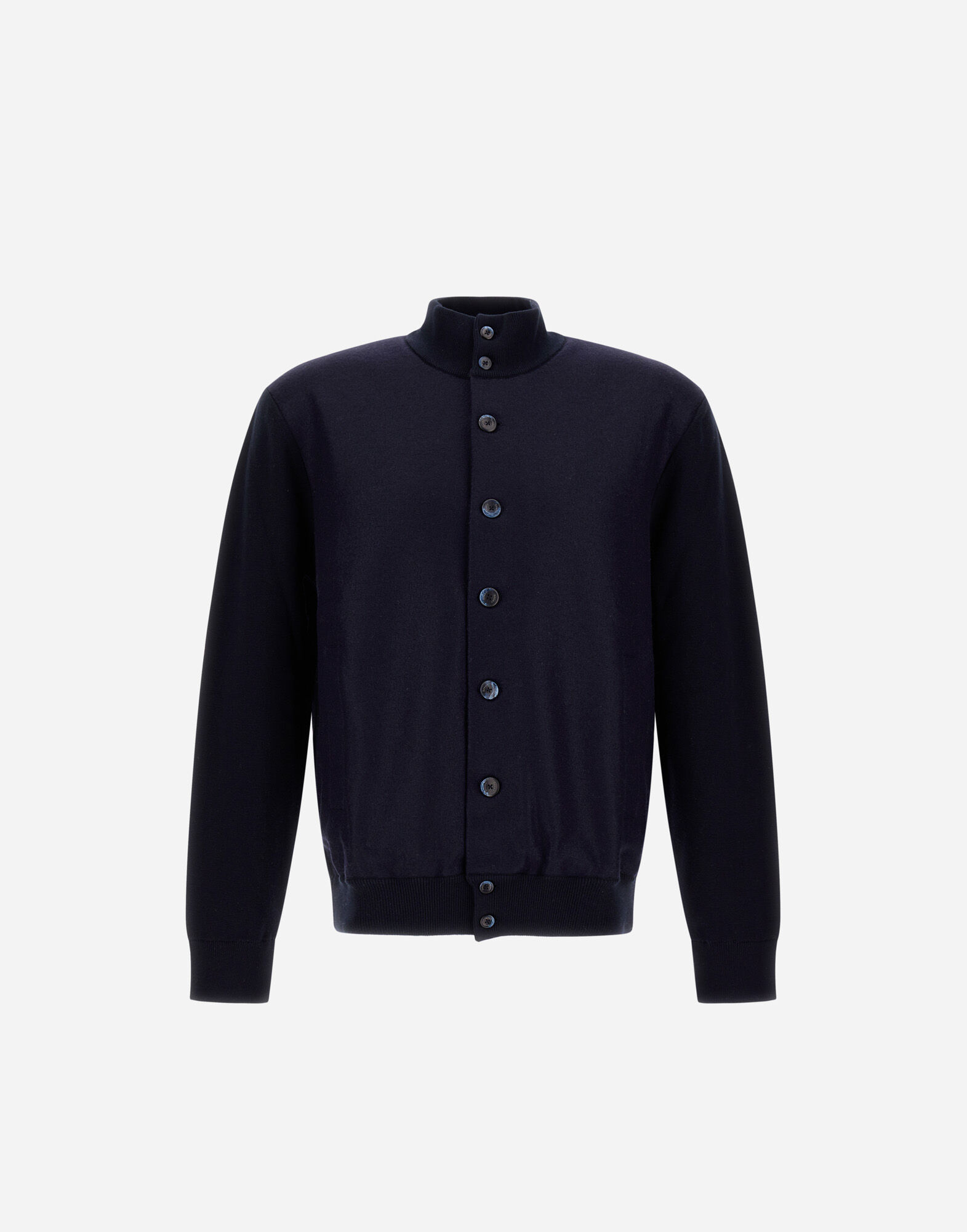 RESORT CARDIGAN IN CASHMERE COTTON KNIT & FELTED WOOL
