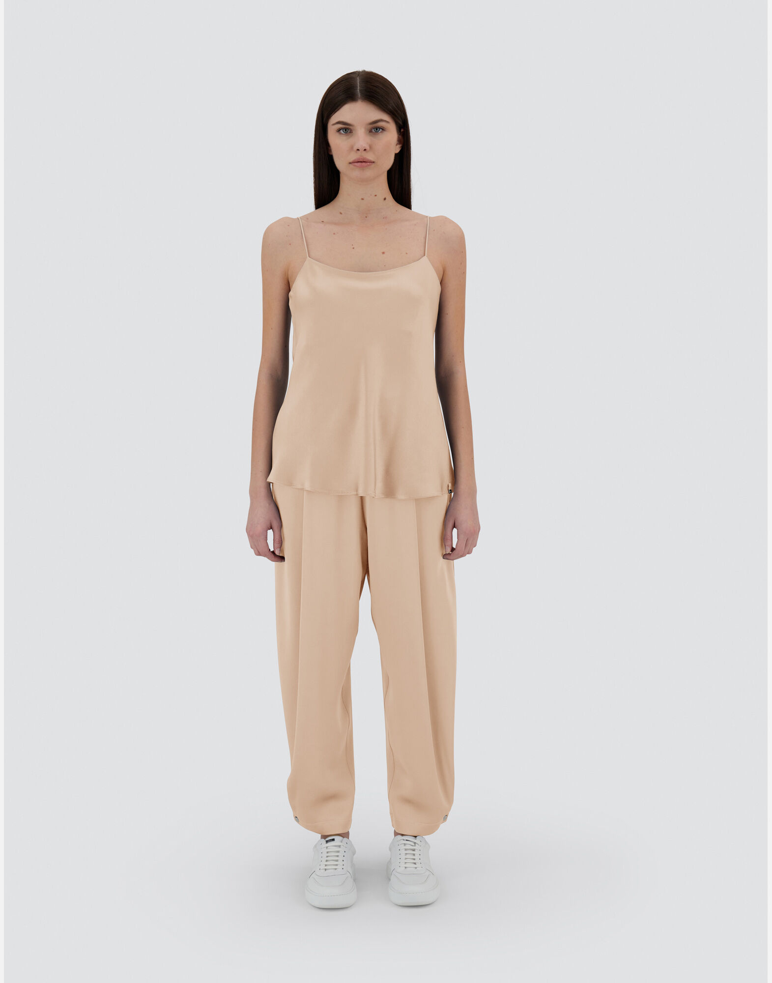 RESORT TROUSERS IN SATIN EFFECT