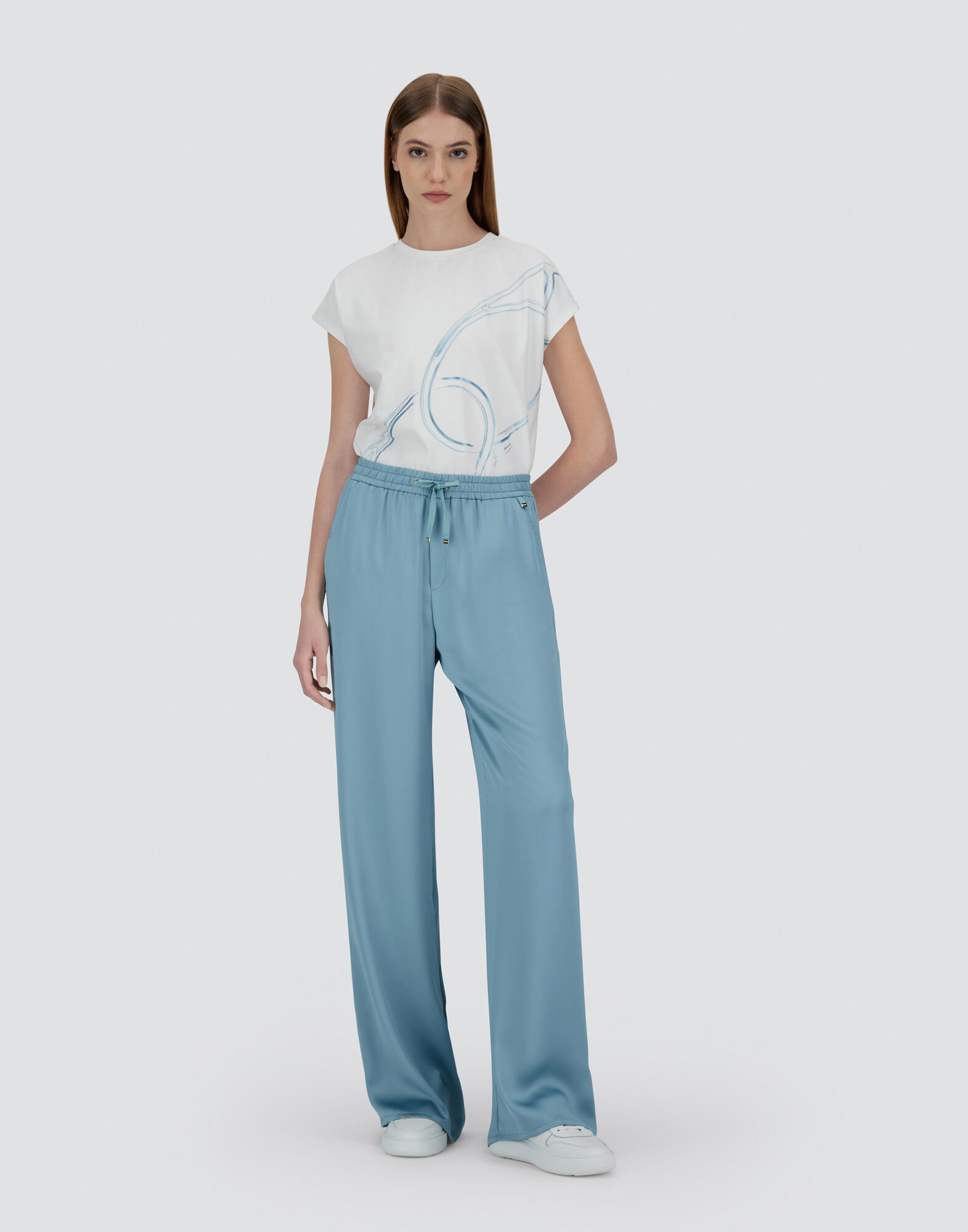 SATIN TROUSERS