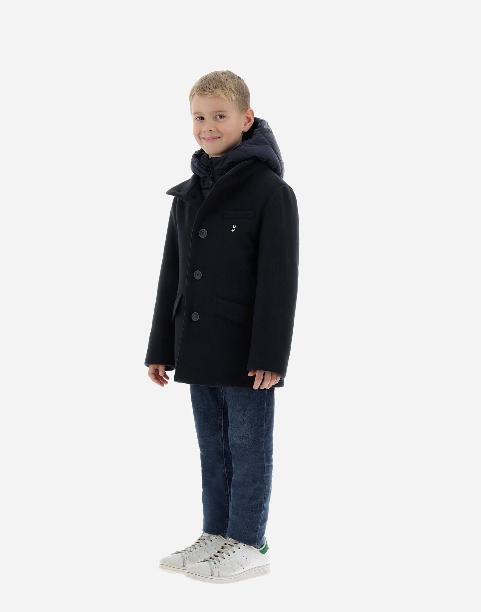 COAT IN ECOWOOL AND NYLON CHAMONIX