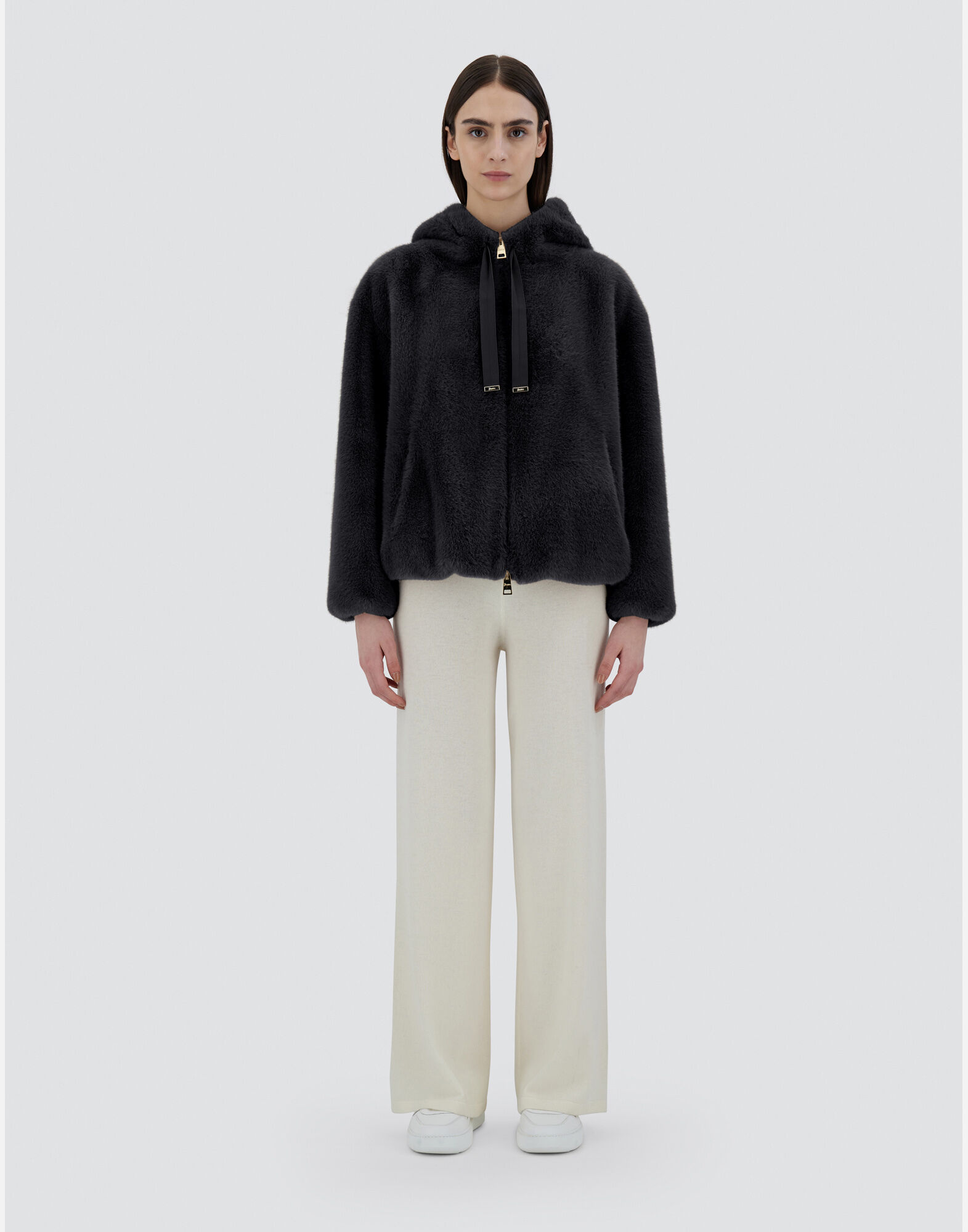 SWEATSHIRT IN FAUX MINK FUR