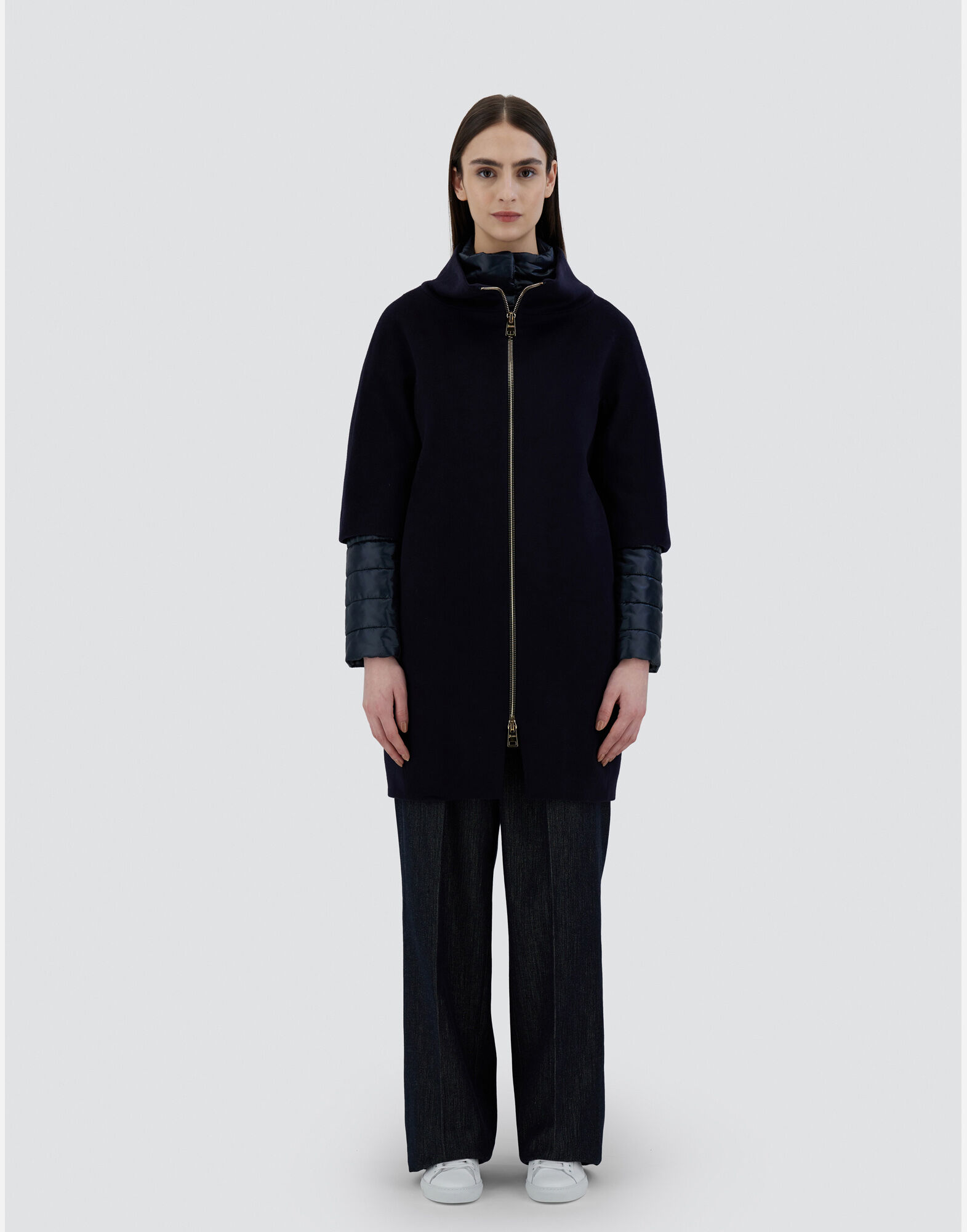COAT IN LUXURY WOOL AND NYLON ULTRALIGHT