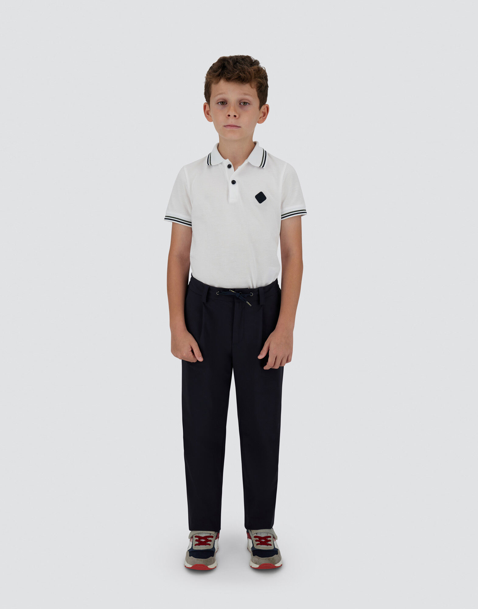 TROUSERS IN STRETCH TECH WOVEN