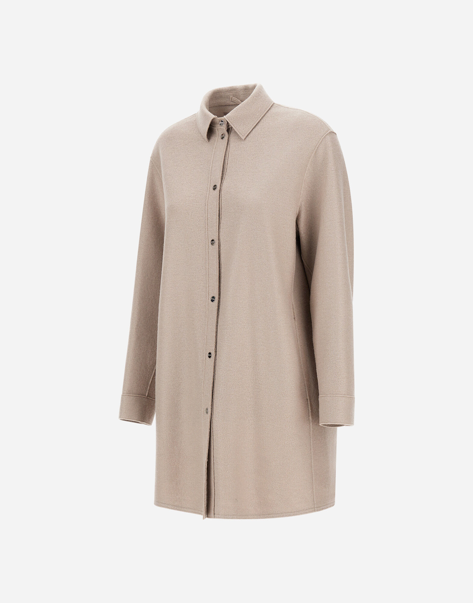 RESORT SHACKET IN FELTED WOOL