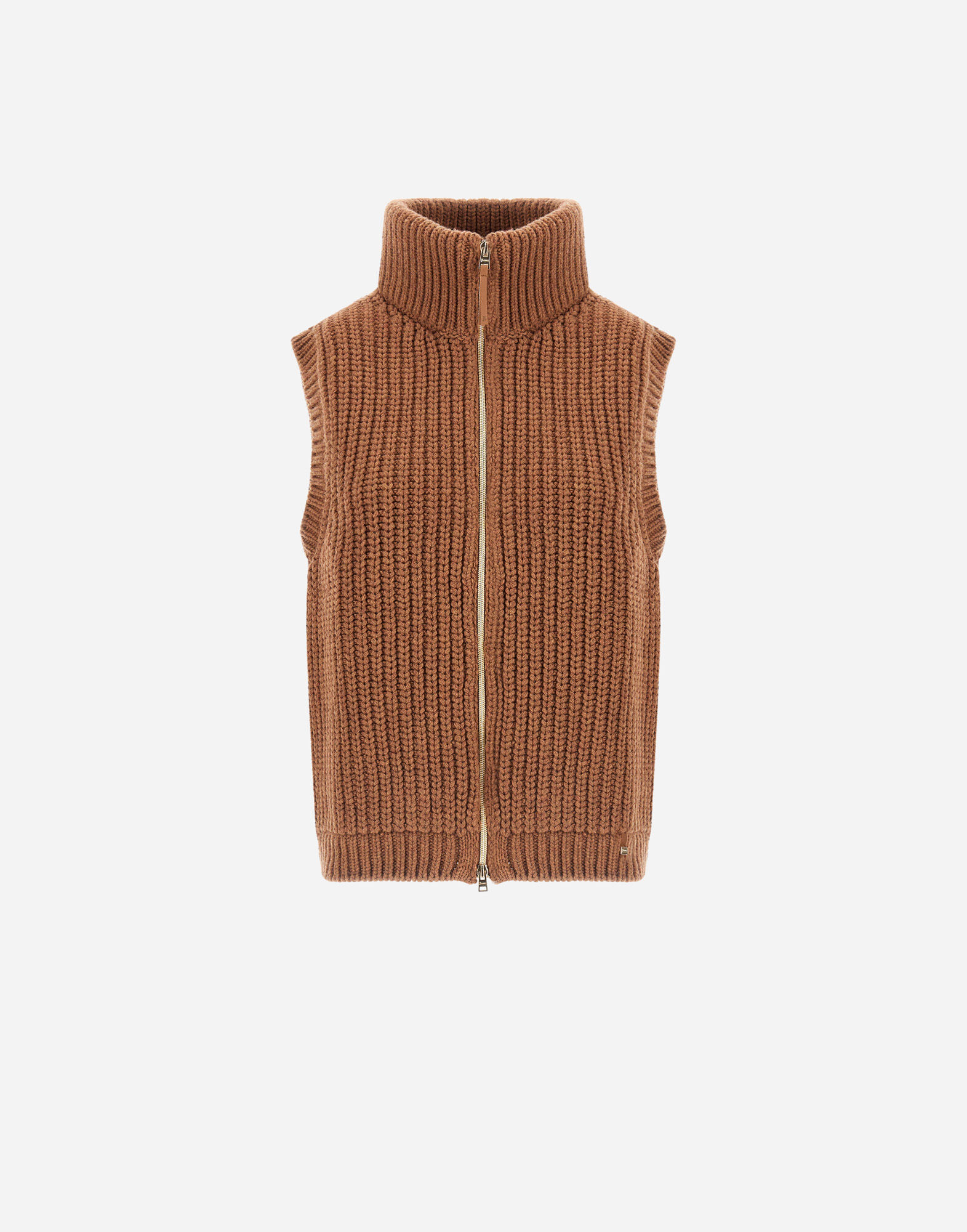 VEST IN COB STITCH WOOL