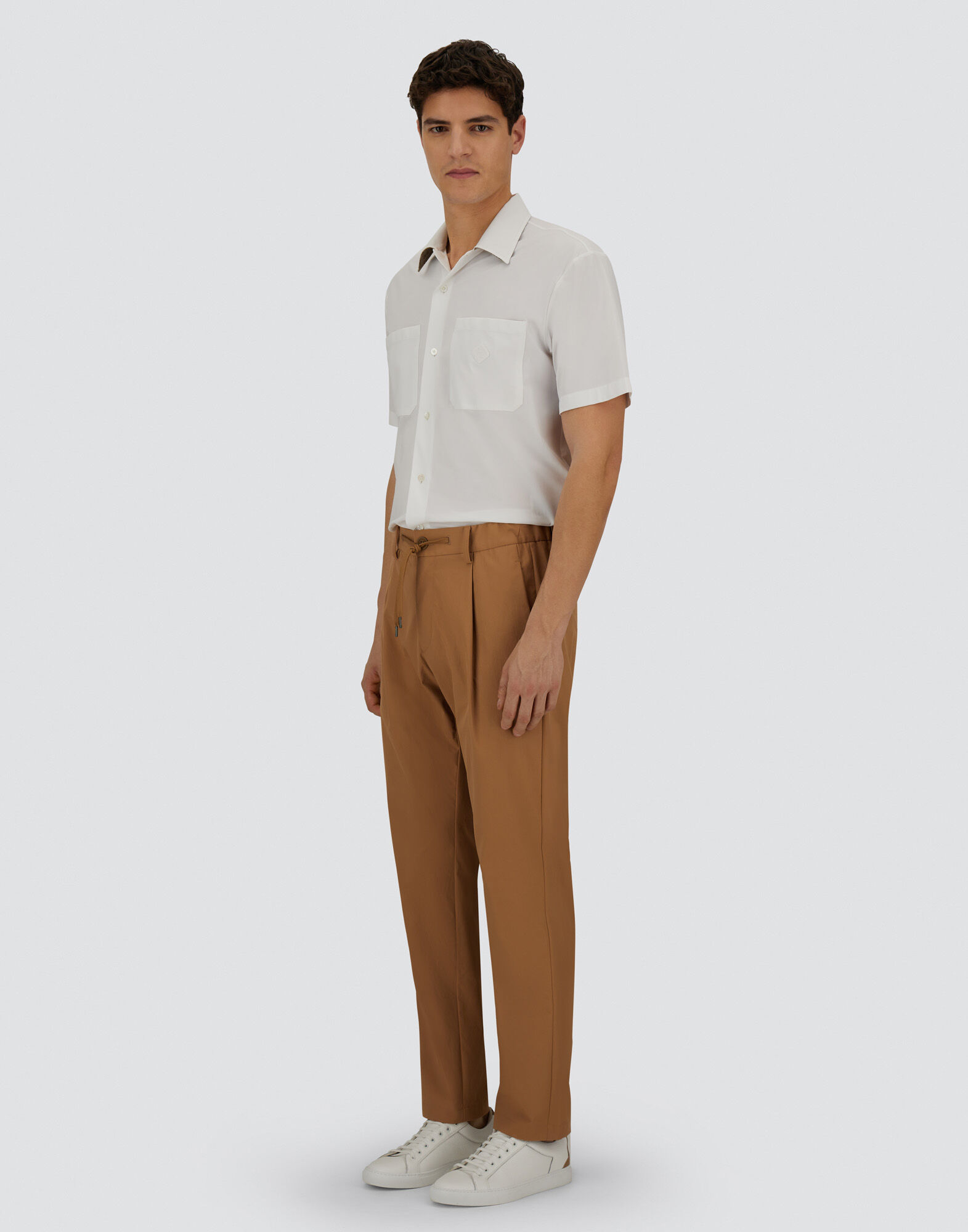 TROUSERS IN COTTON FEEL