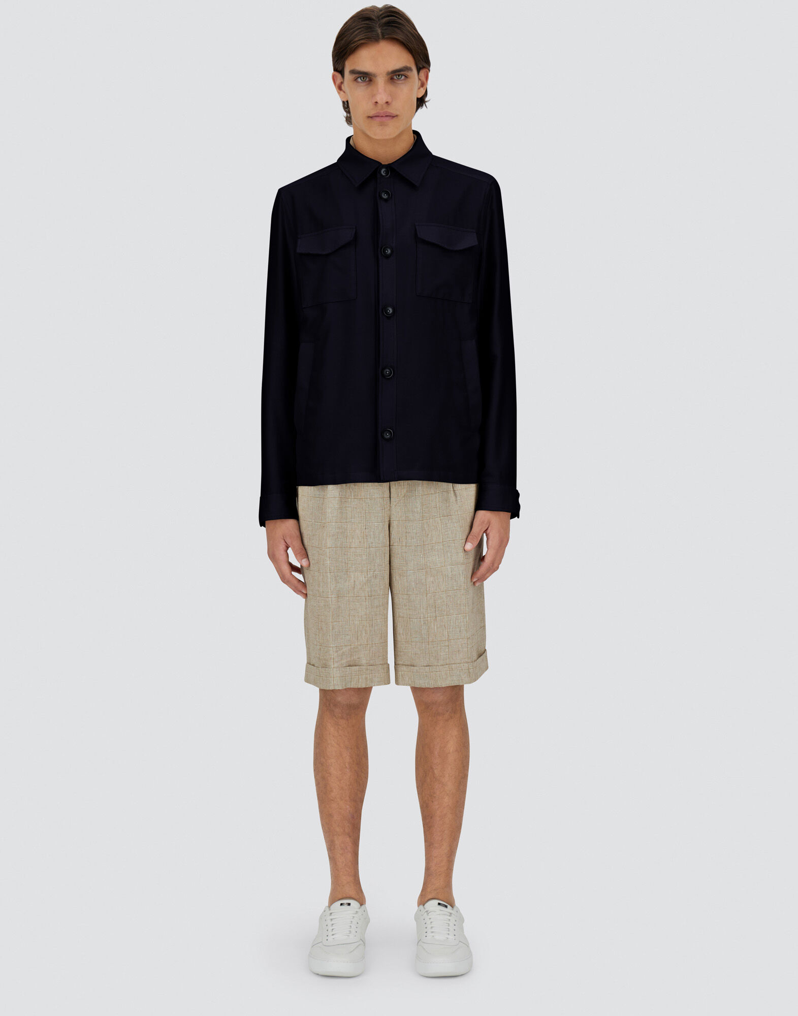 COTTON CASHMERE RAIN SHACKET